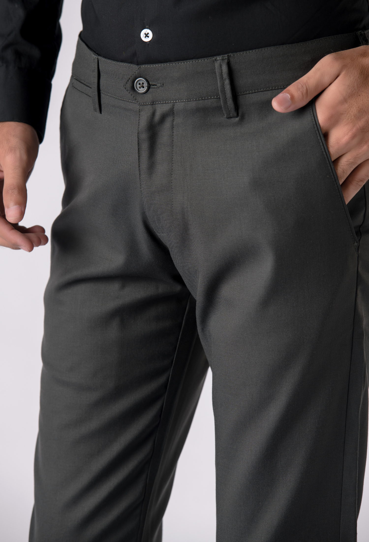 D/Grey Stretch Pant