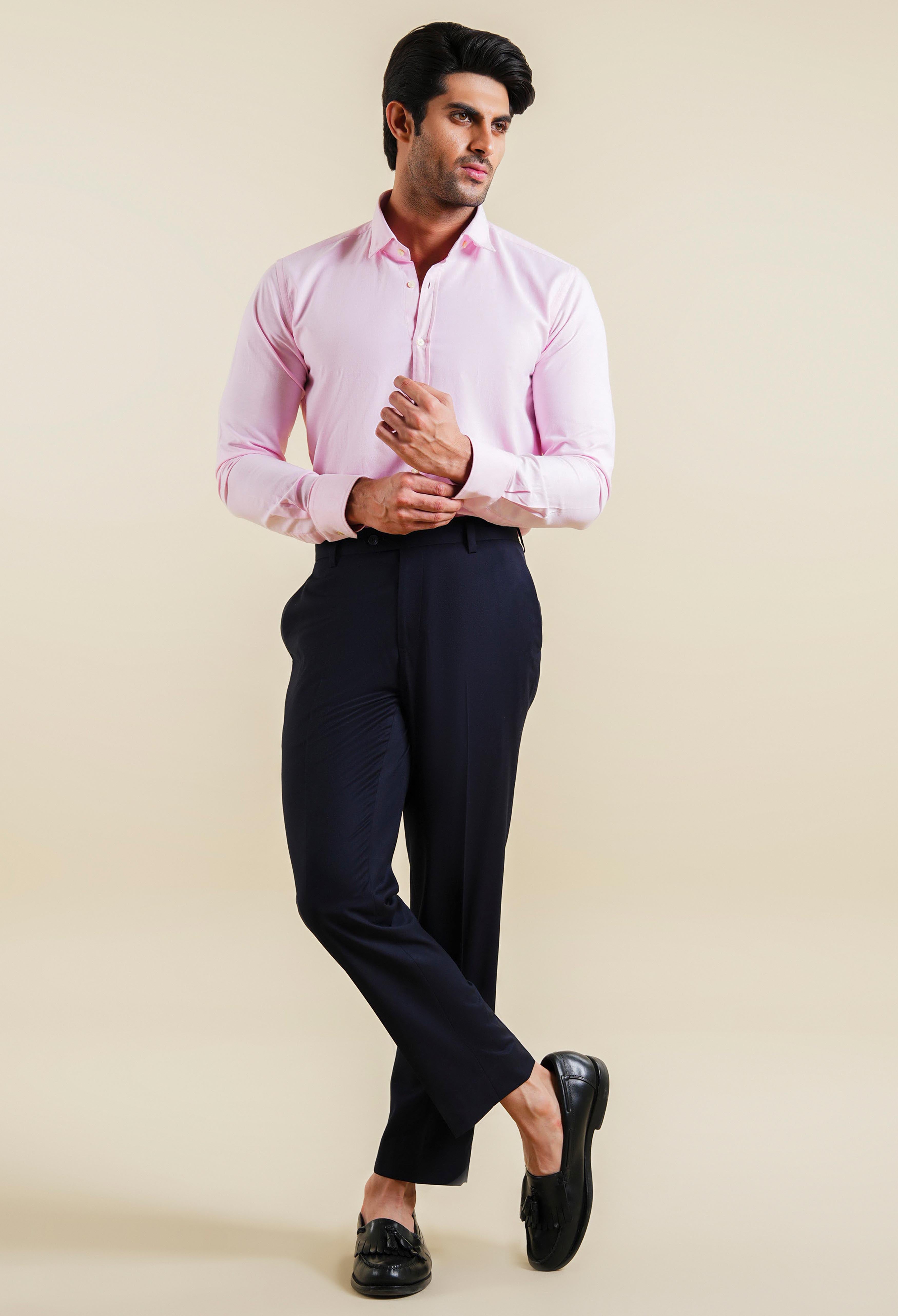 Powder Pink Oxford Shirt