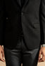 Jet Black Tweed Blazer