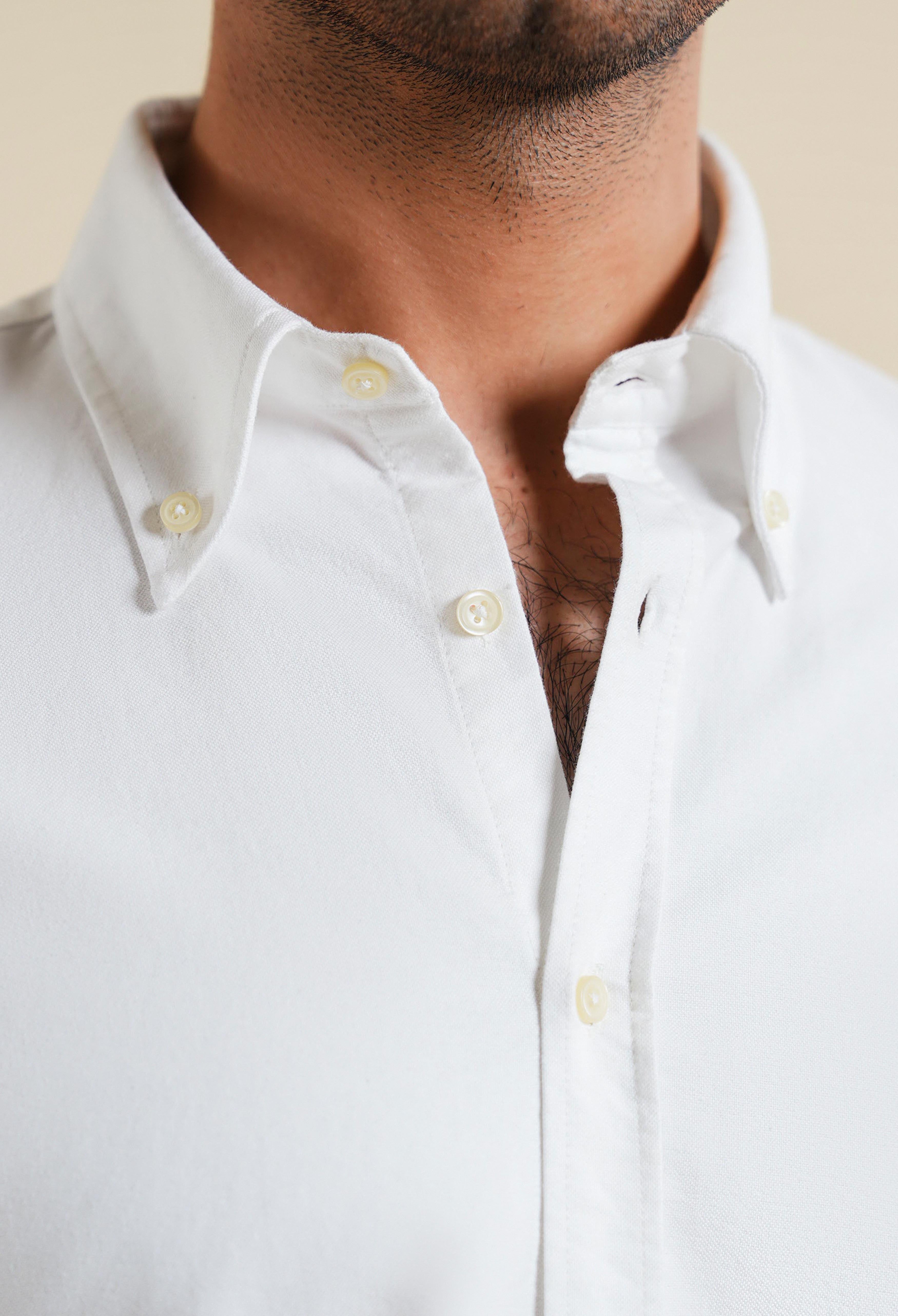 Cream Shell Oxford Shirt