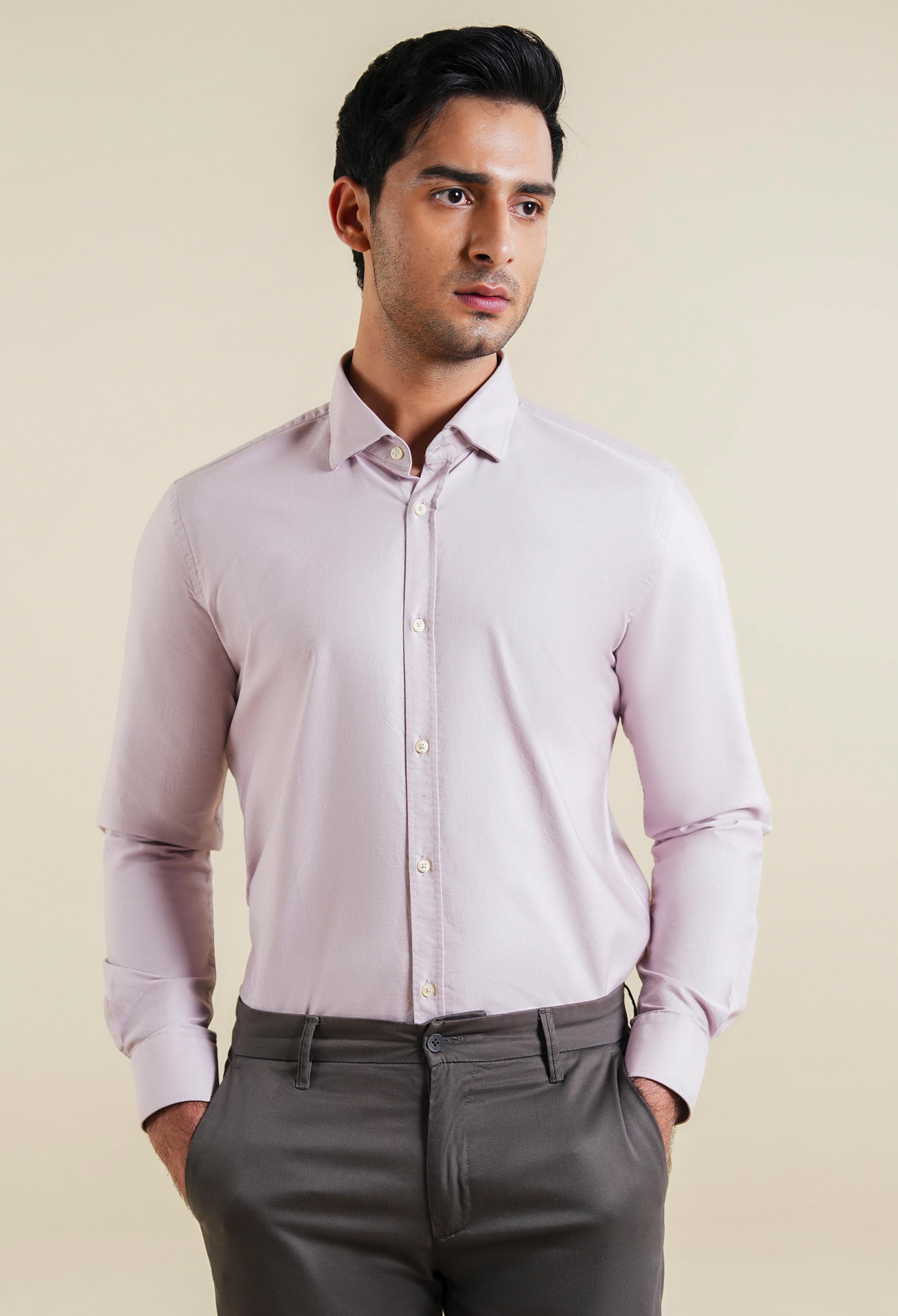 Pale Pine Oxford Shirt