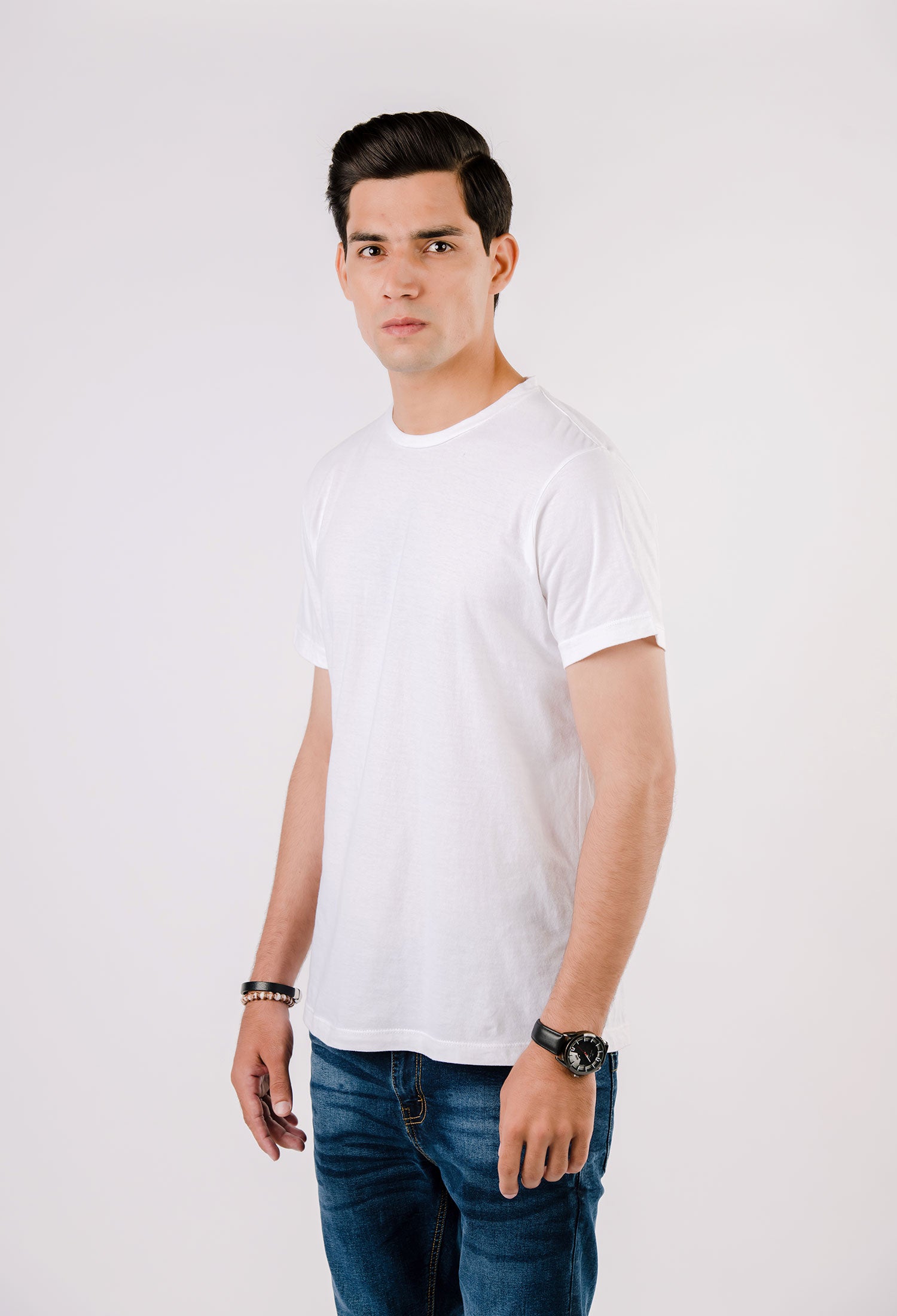 White Basic T-Shirt (T-SHB-0001)