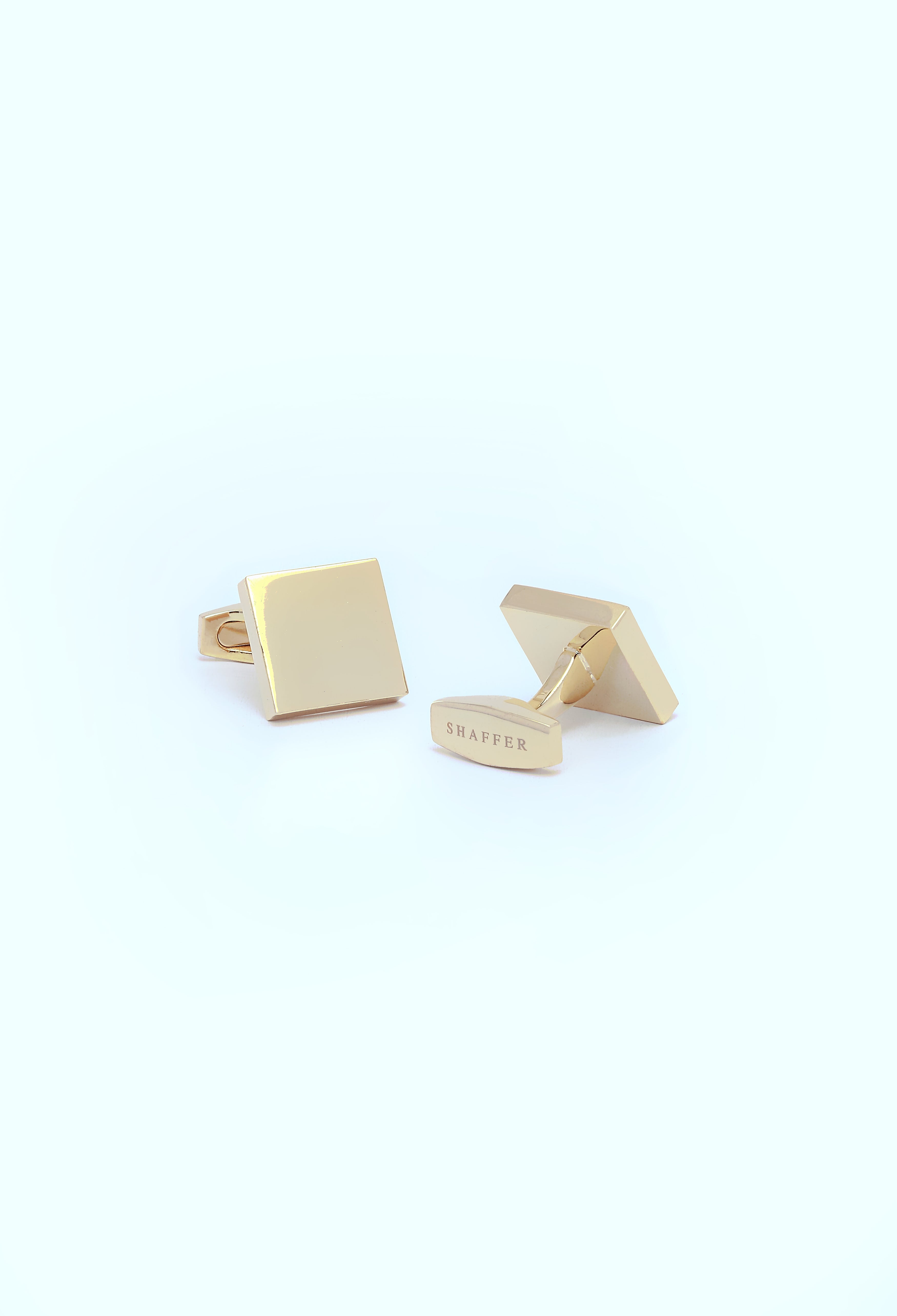 Square Plated Cufflinks