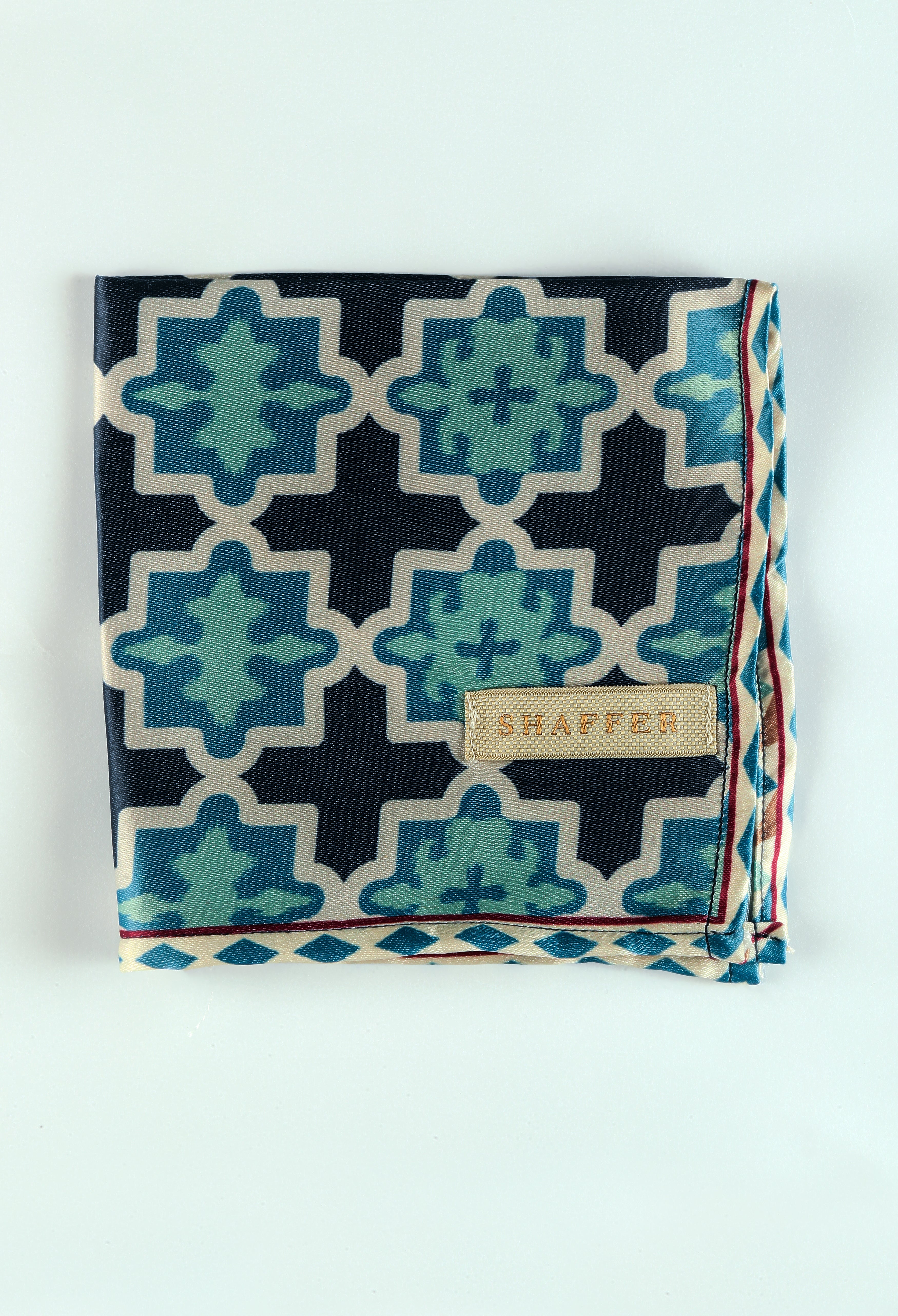 AxIs Bloom Pocket Square