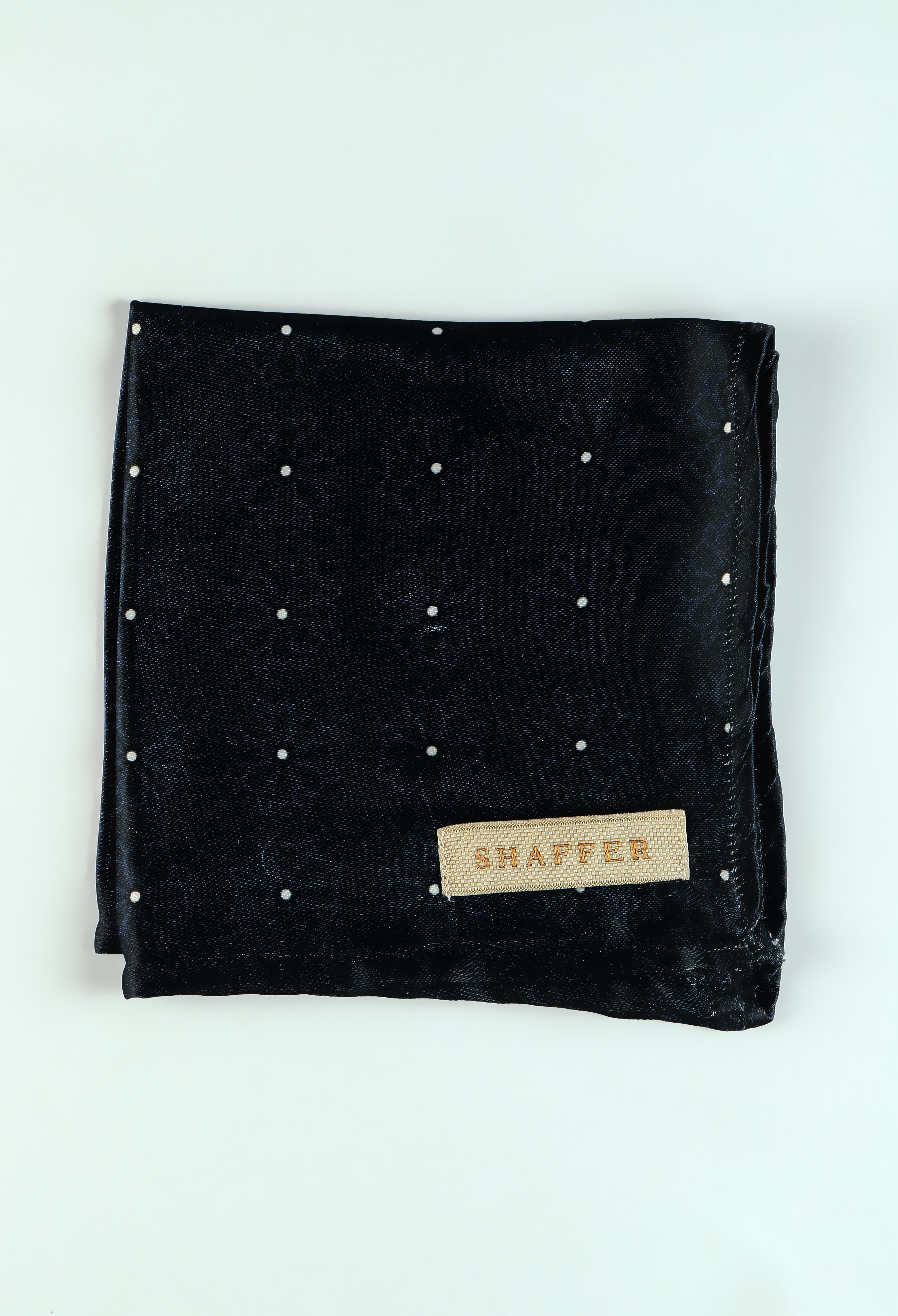Noir Spot Pocket Square