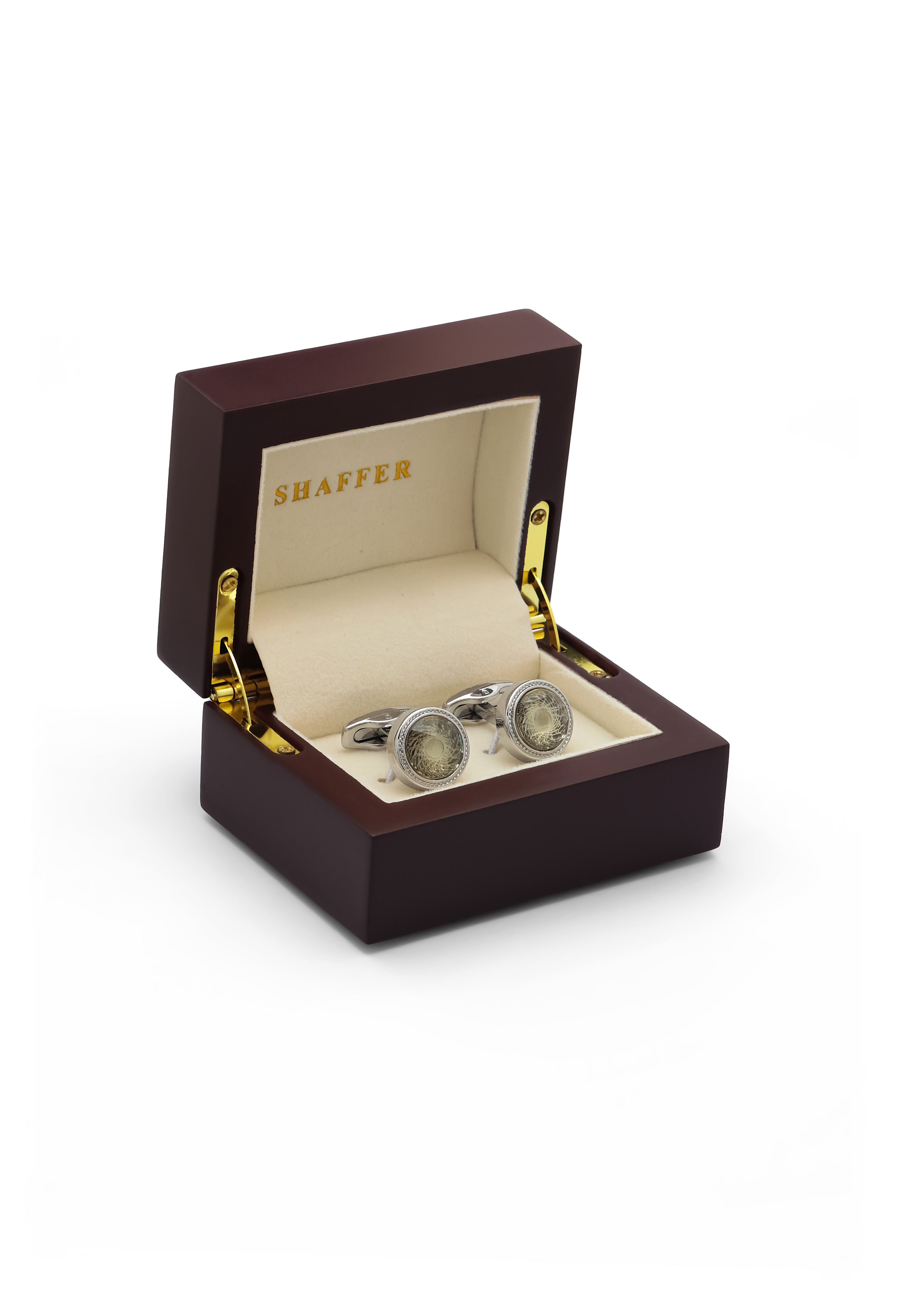 Stone Grey Stone Cufflinks