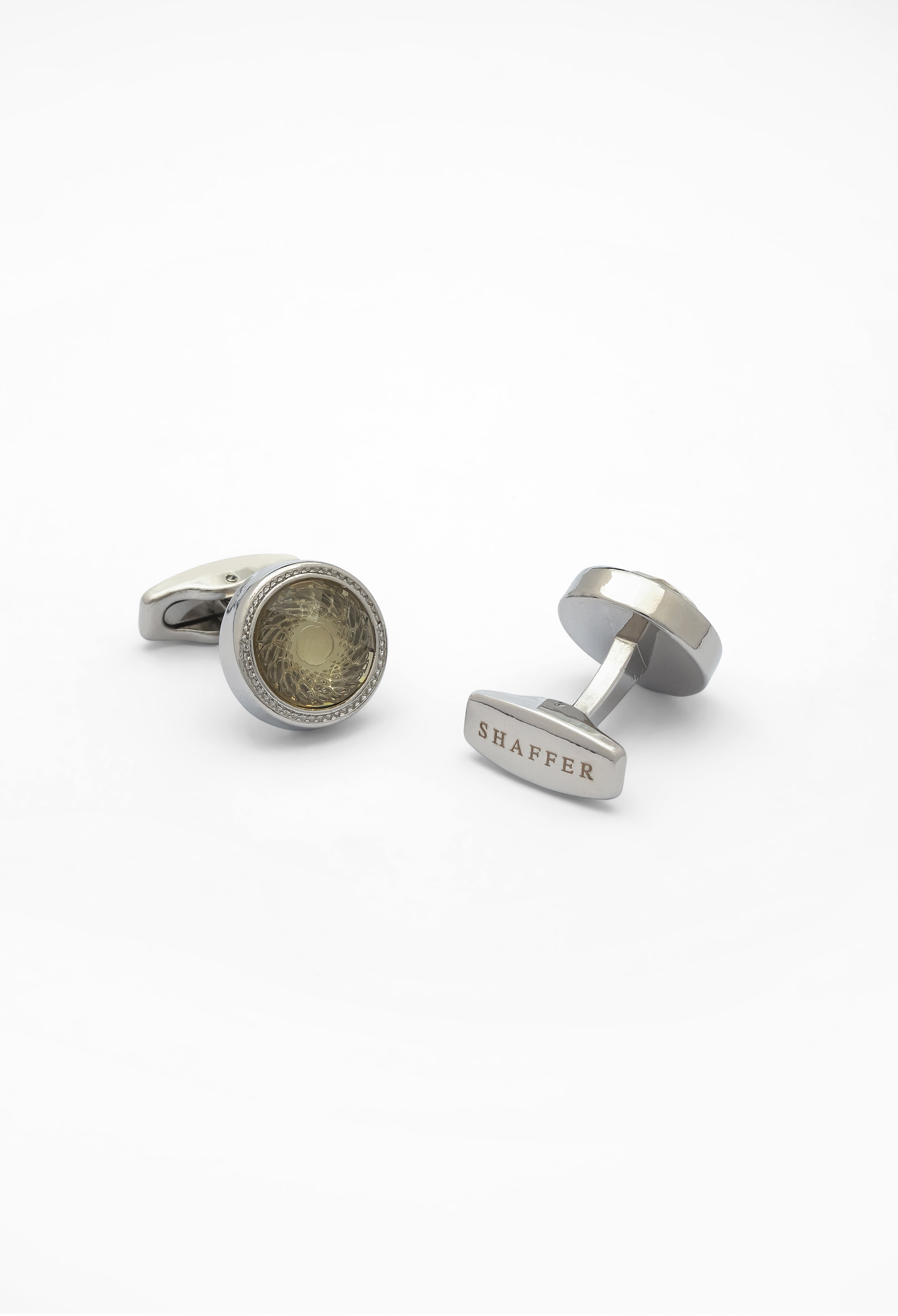 Stone Grey Stone Cufflinks