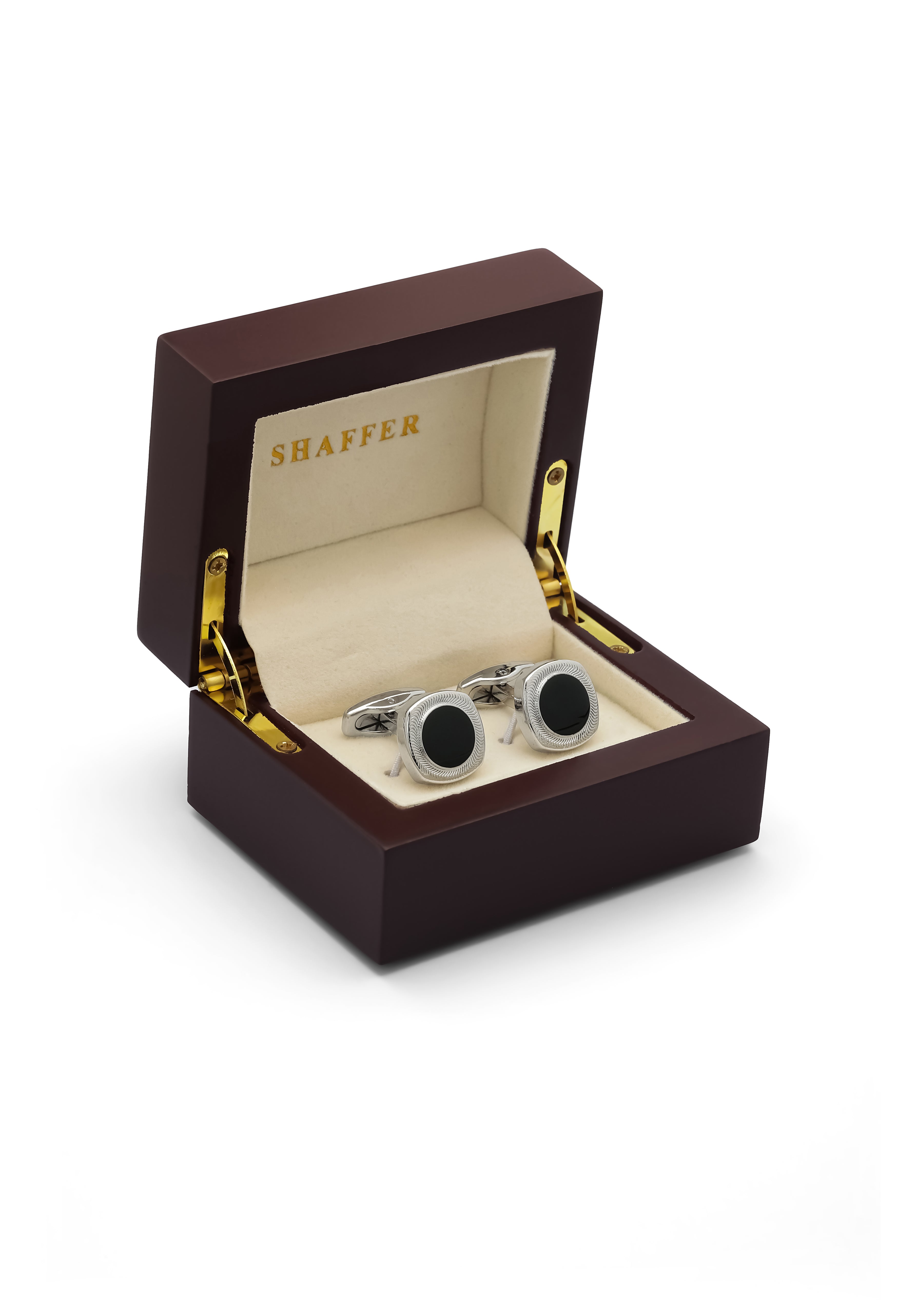 Onyx Black Stone Cufflinks