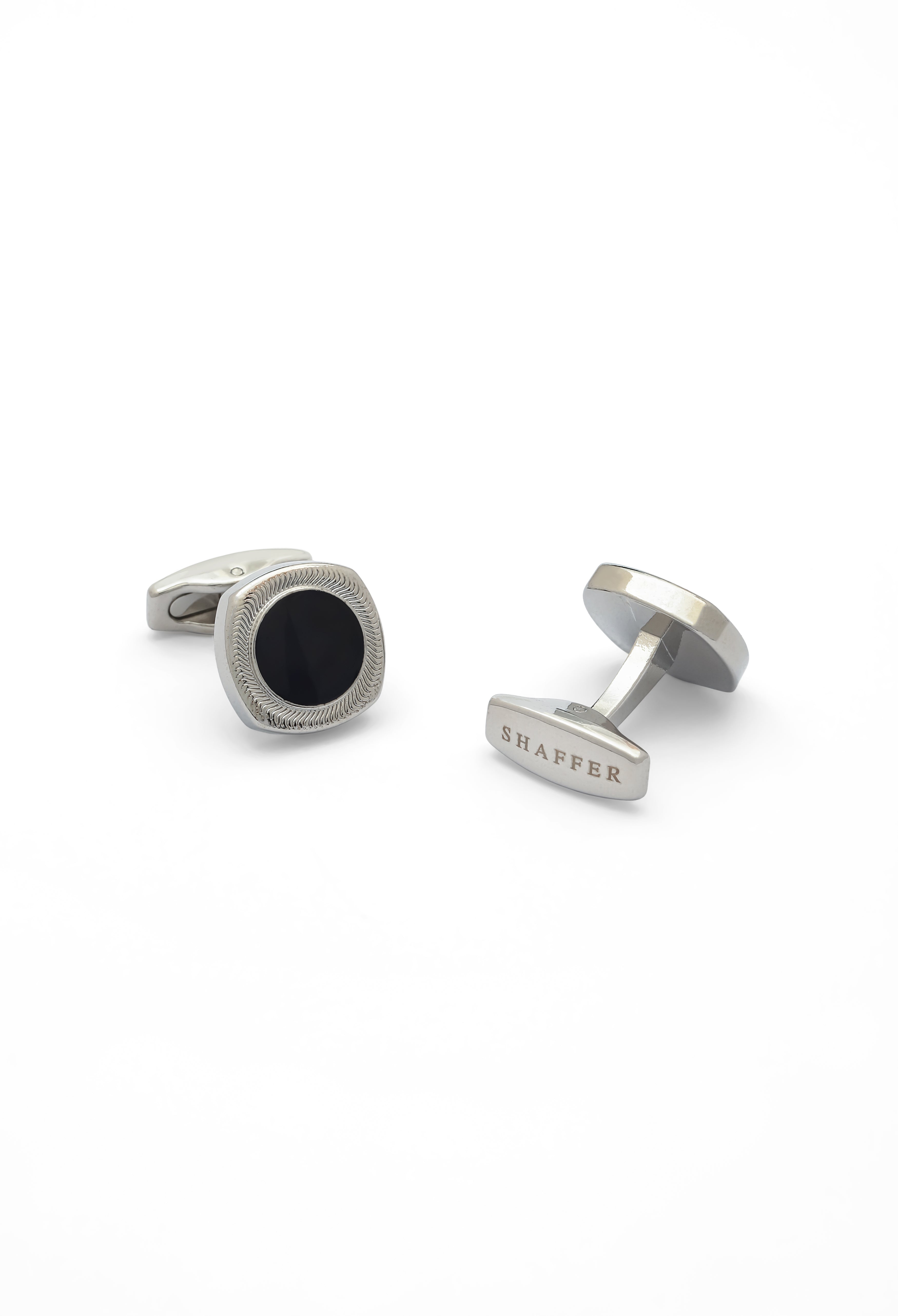 Onyx Black Stone Cufflinks