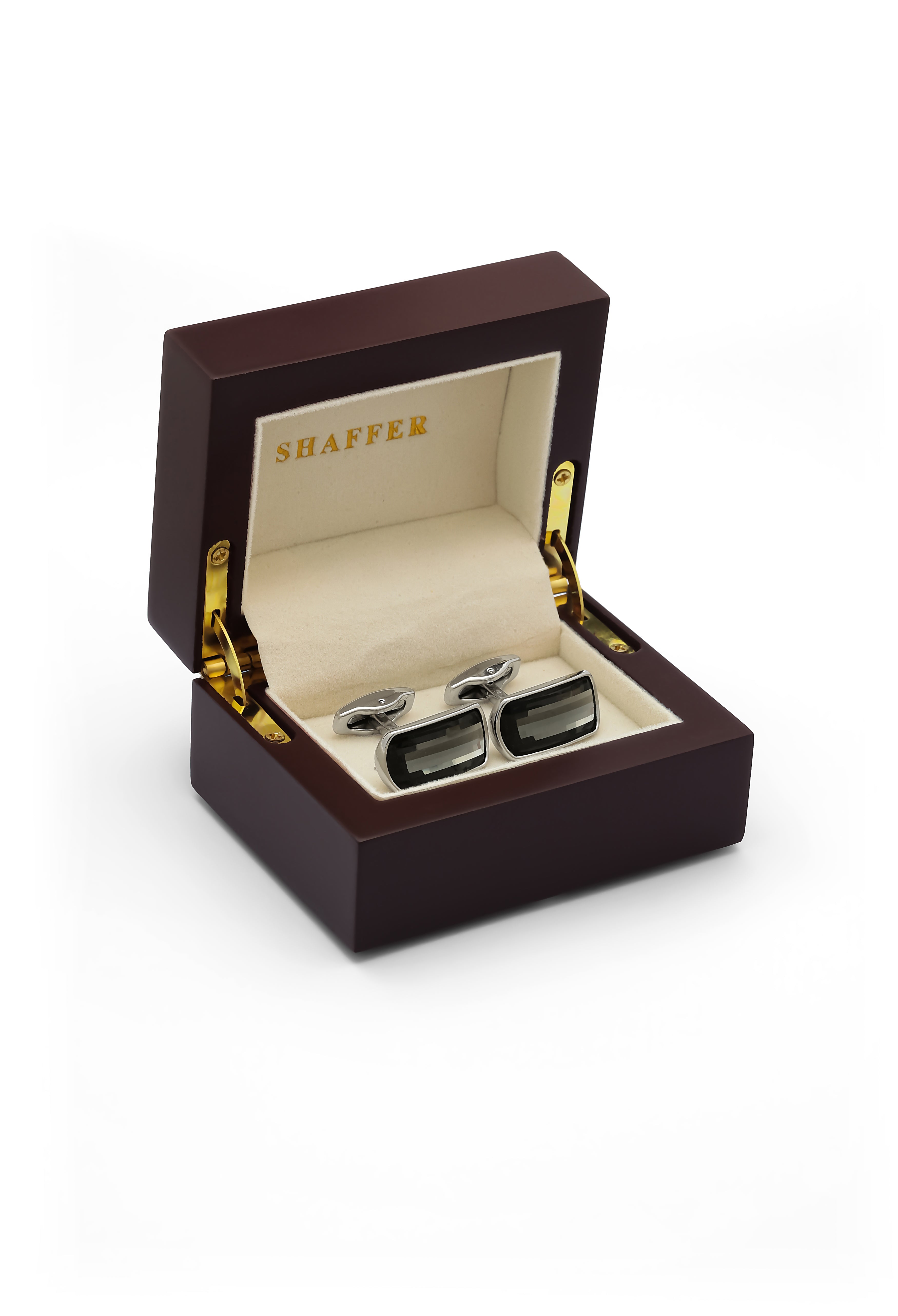 Blackish Grey Stone Cufflinks