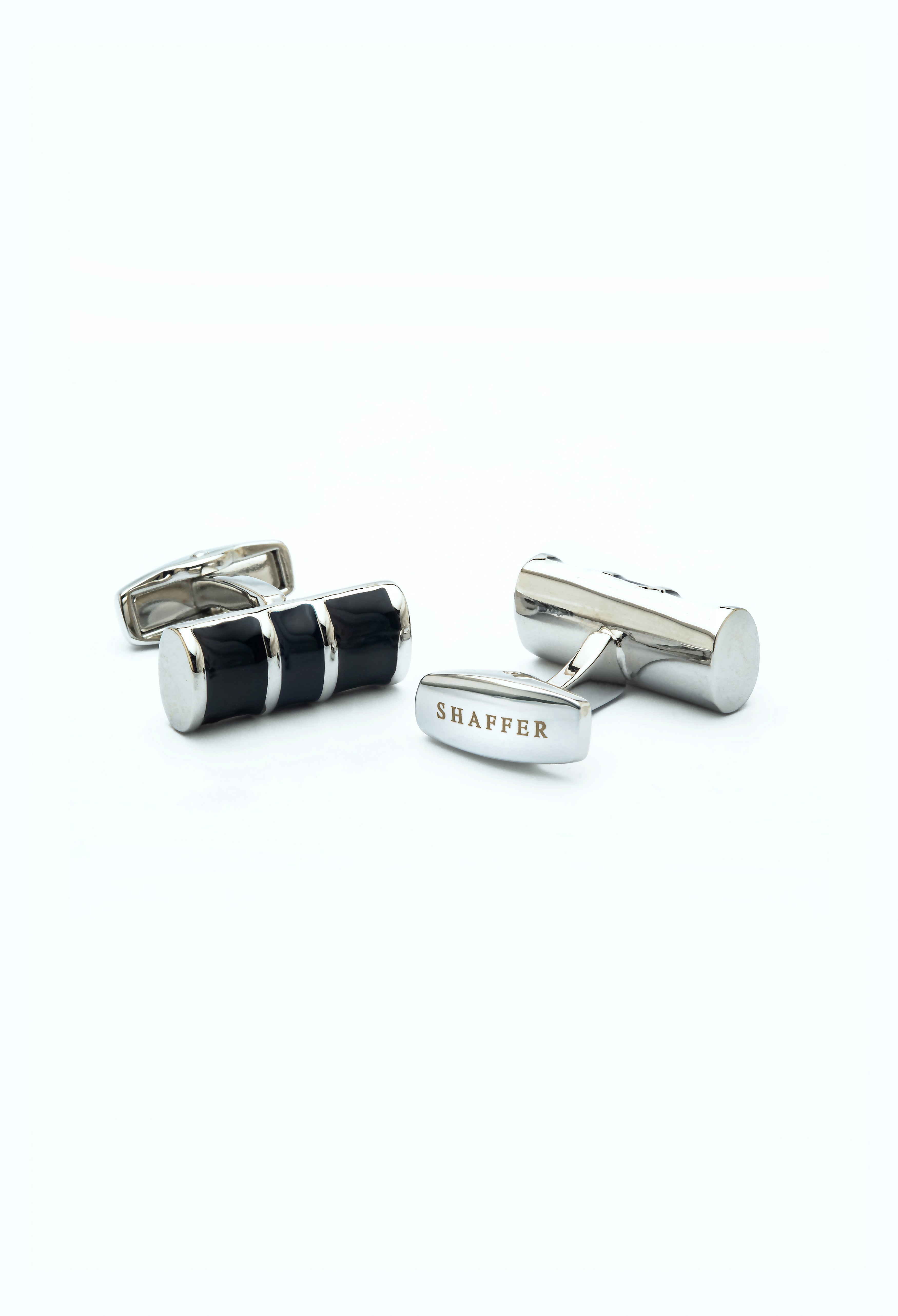 Gun Metallic Tier Cufflinks