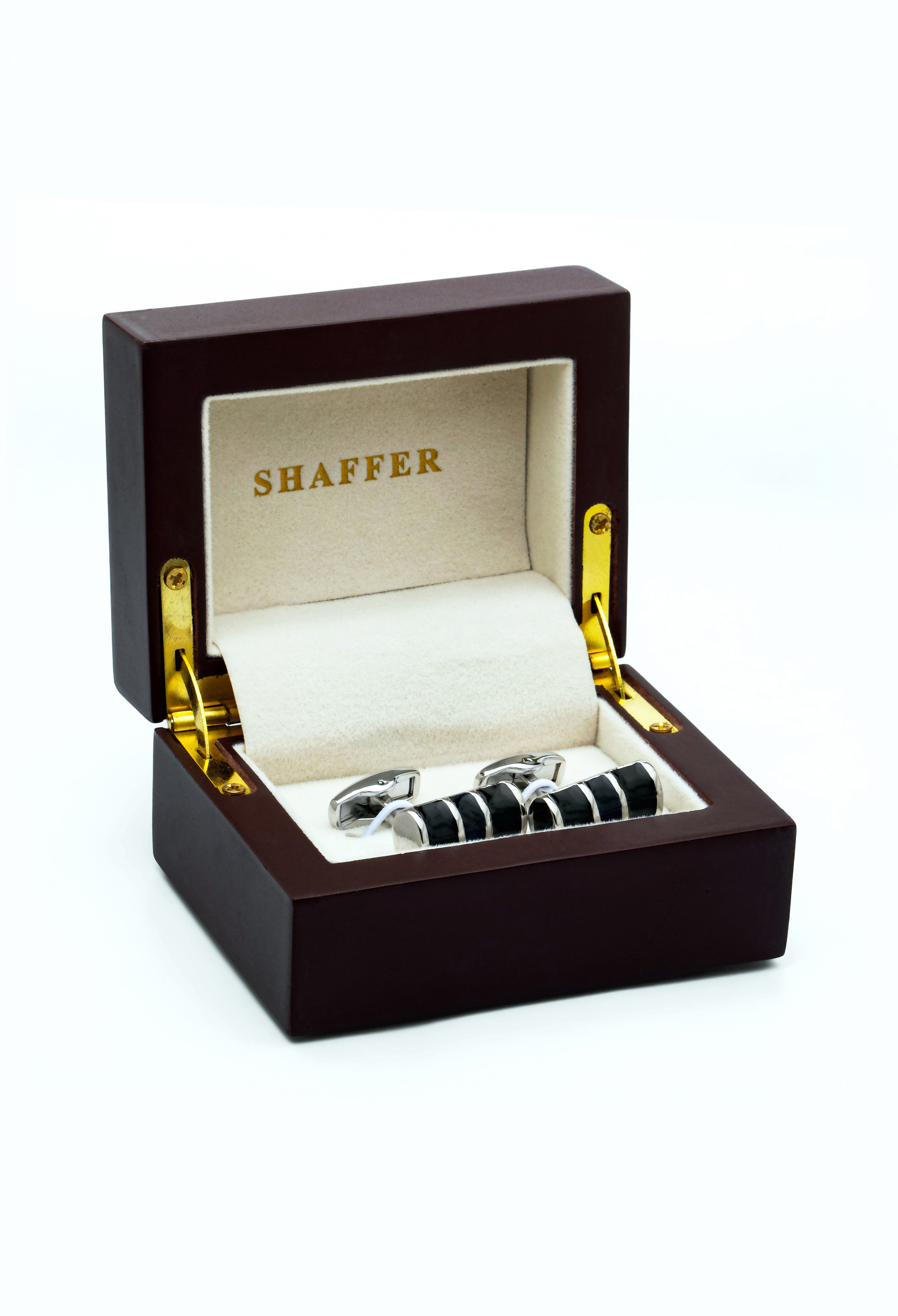 Gun Metallic Tier Cufflinks
