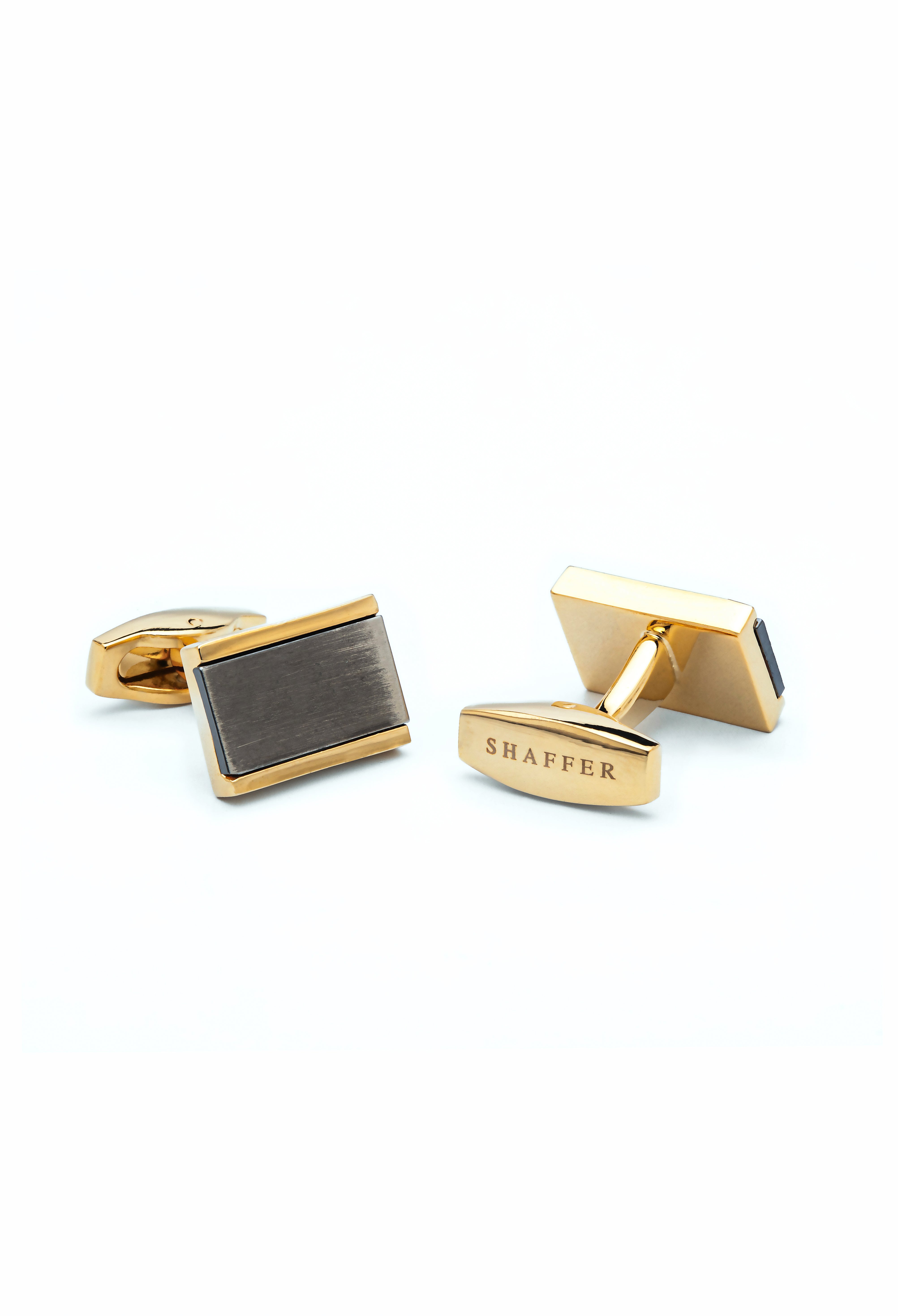 Golden Toggle Cufflinks
