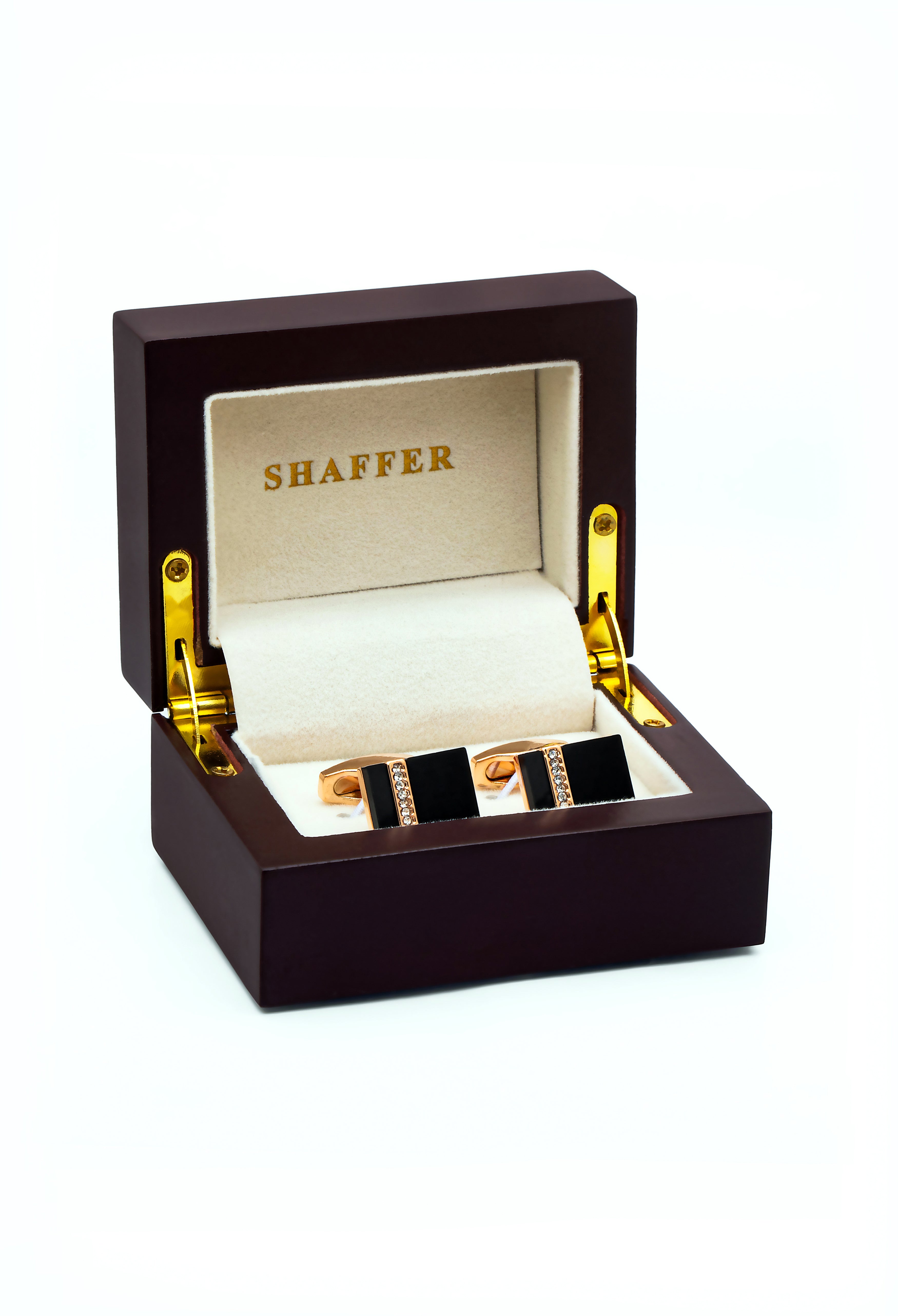 Chrome Stones Cufflinks