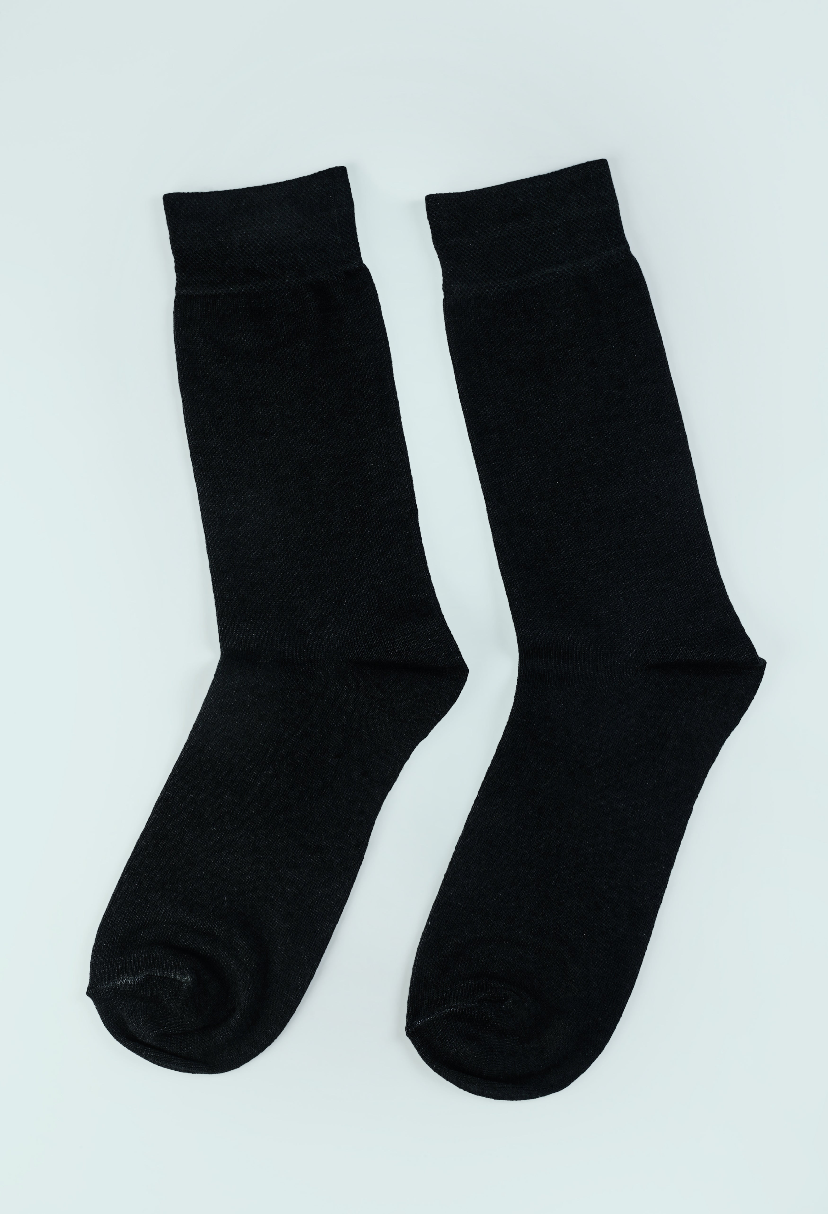 Charcoal Grey Wool Plain Socks