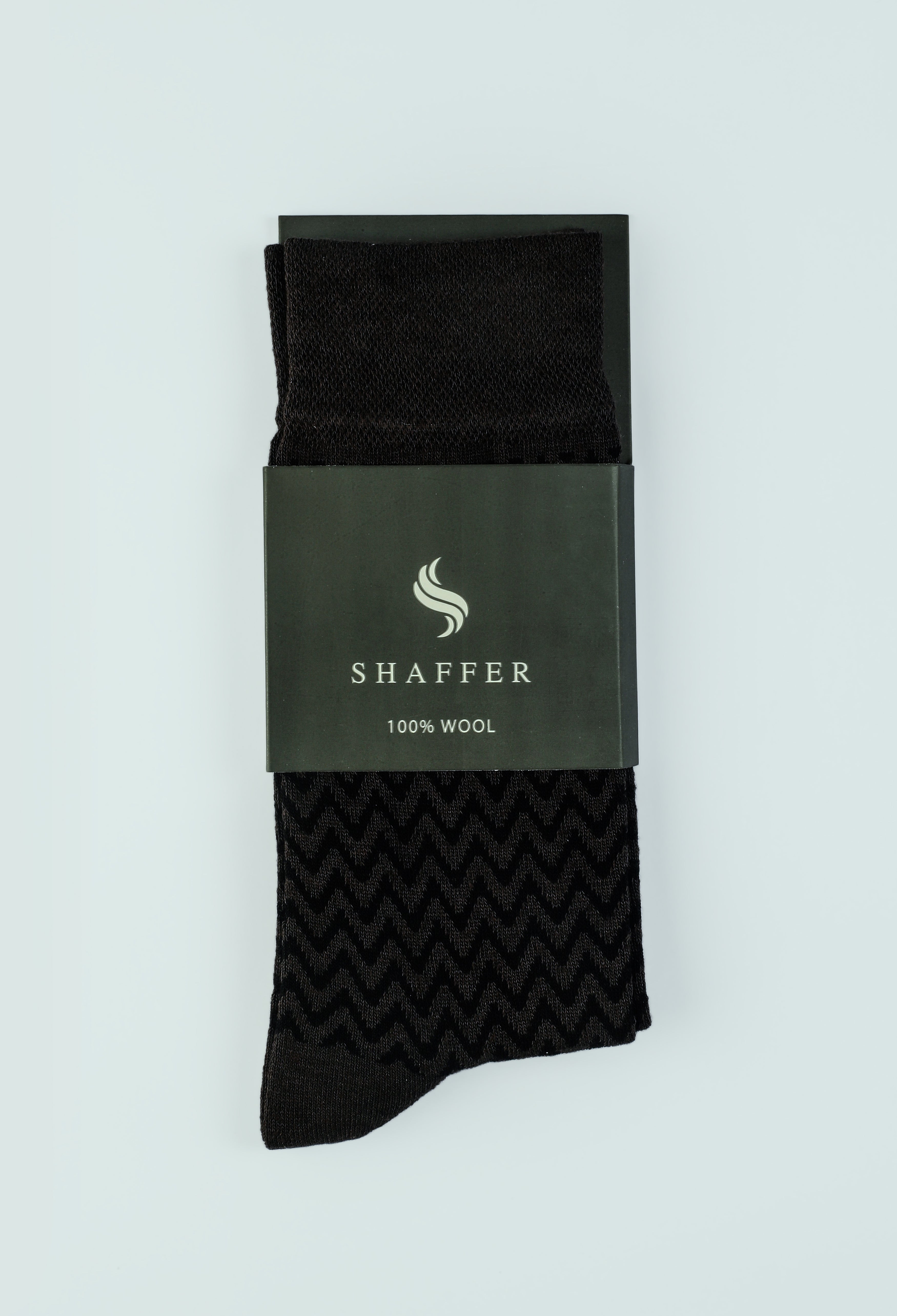 Dark Brown Wool Socks