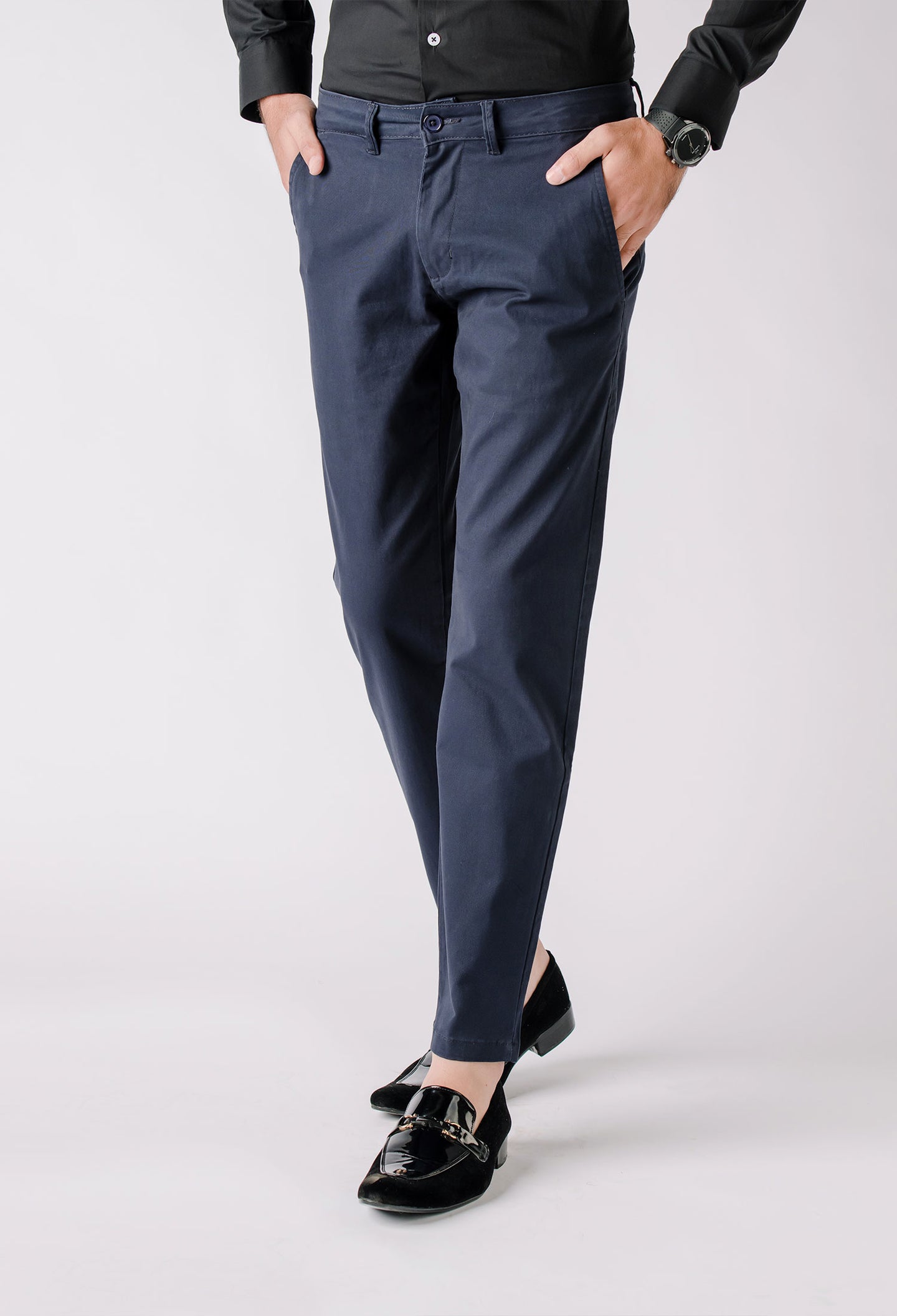 Navy Cotton Chino Pant (CT-000009)