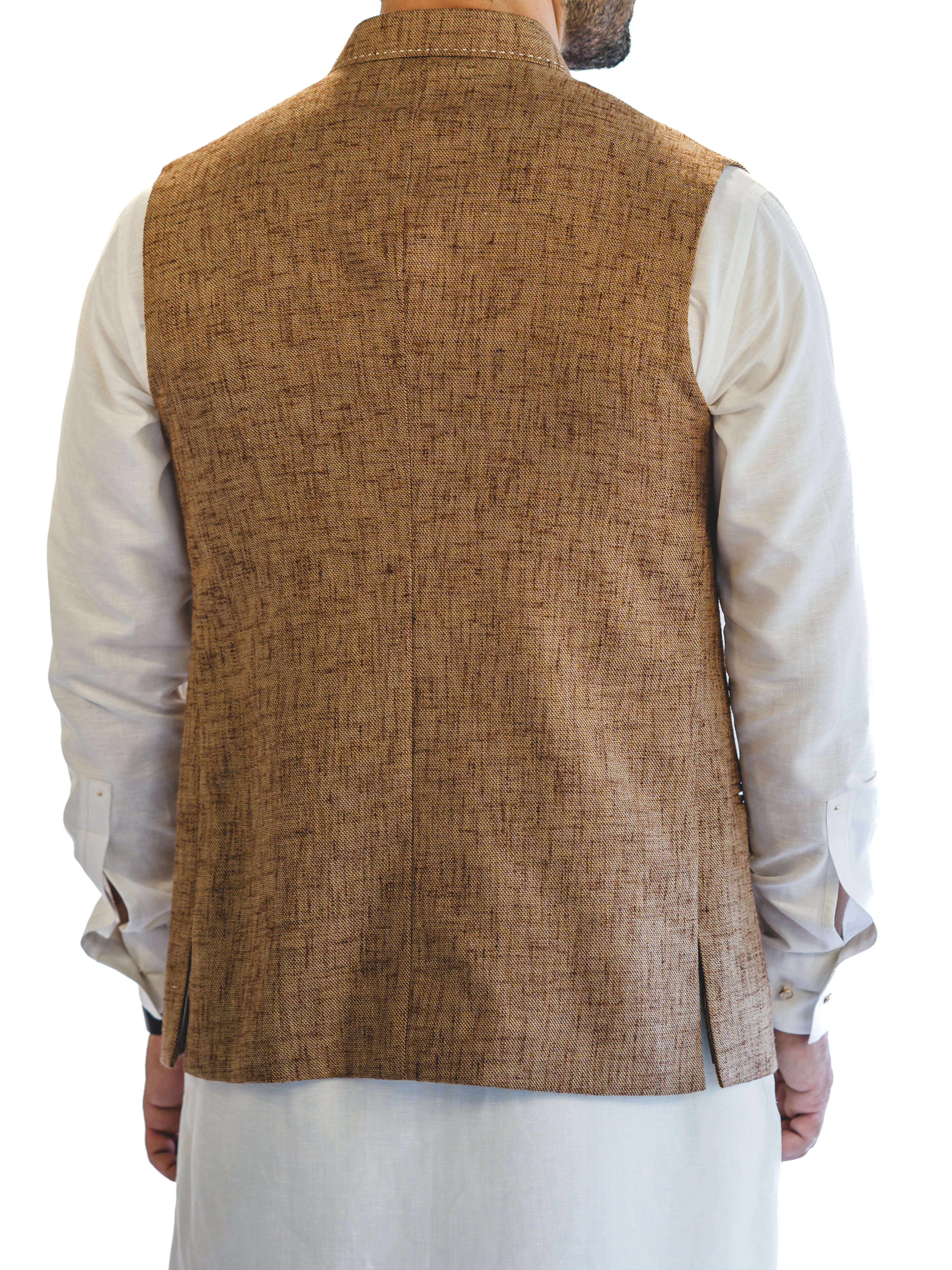 Brown Blended Waistcoat
