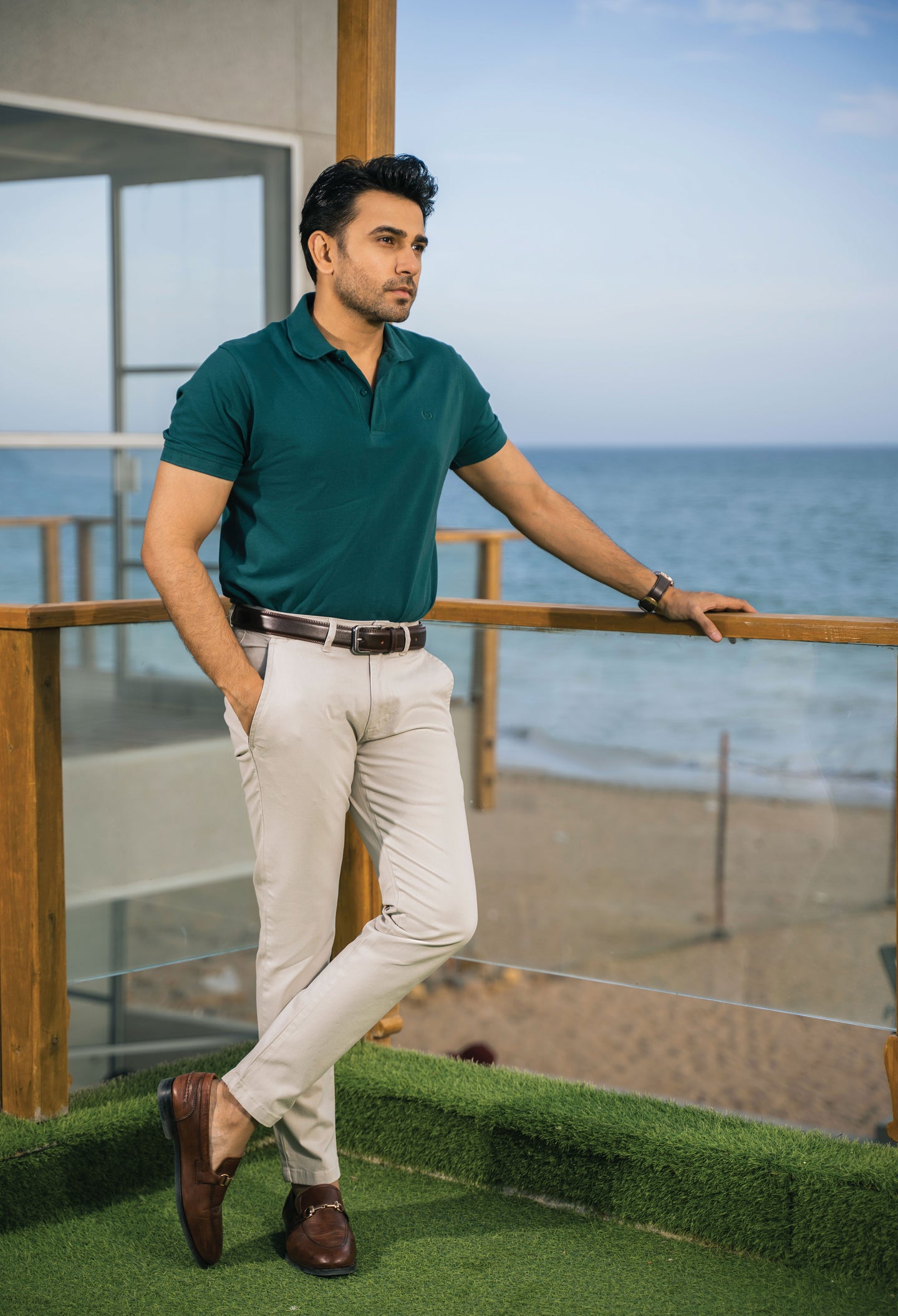 Dark Green Polo