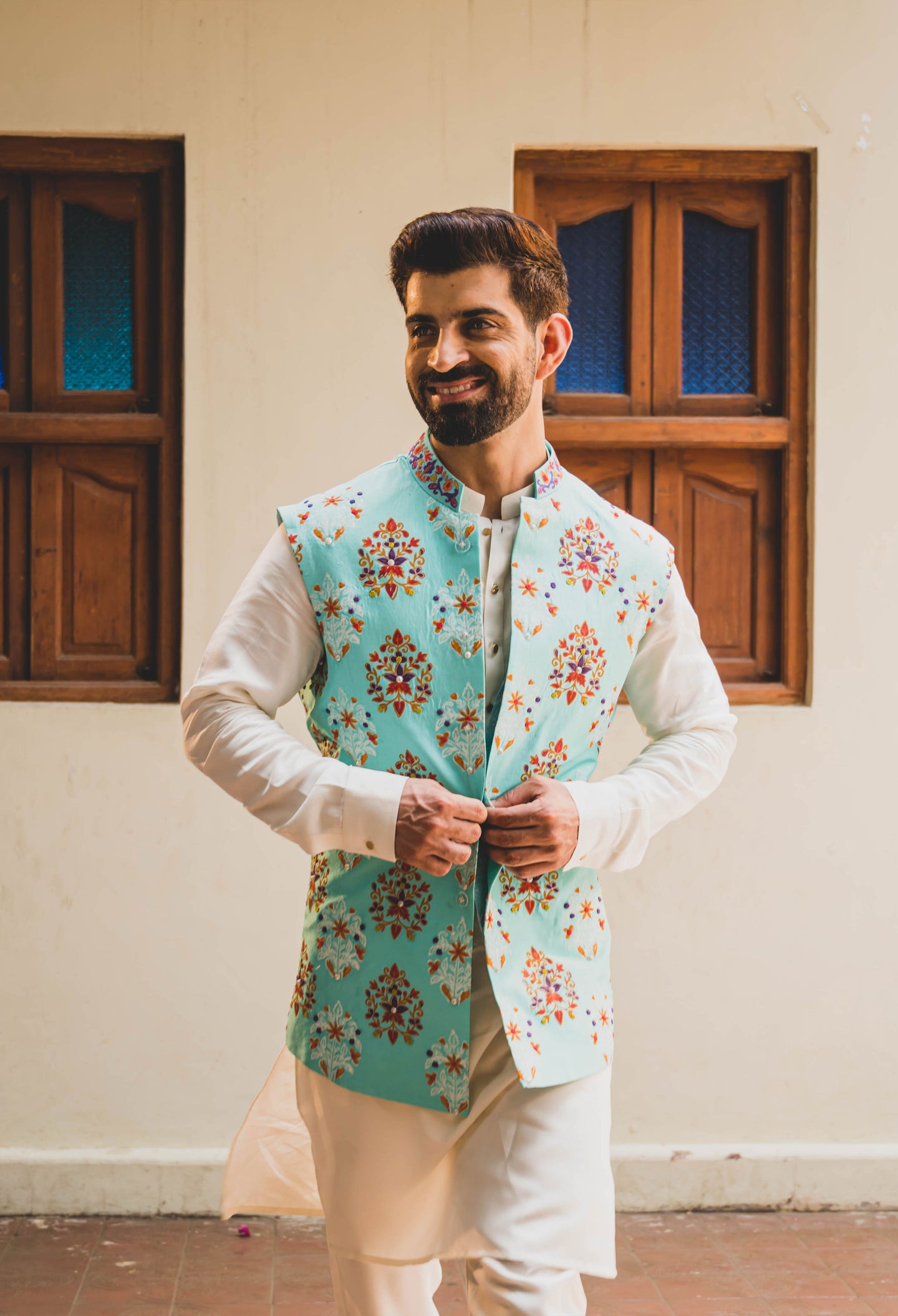 Blooming Blocks Waistcoat