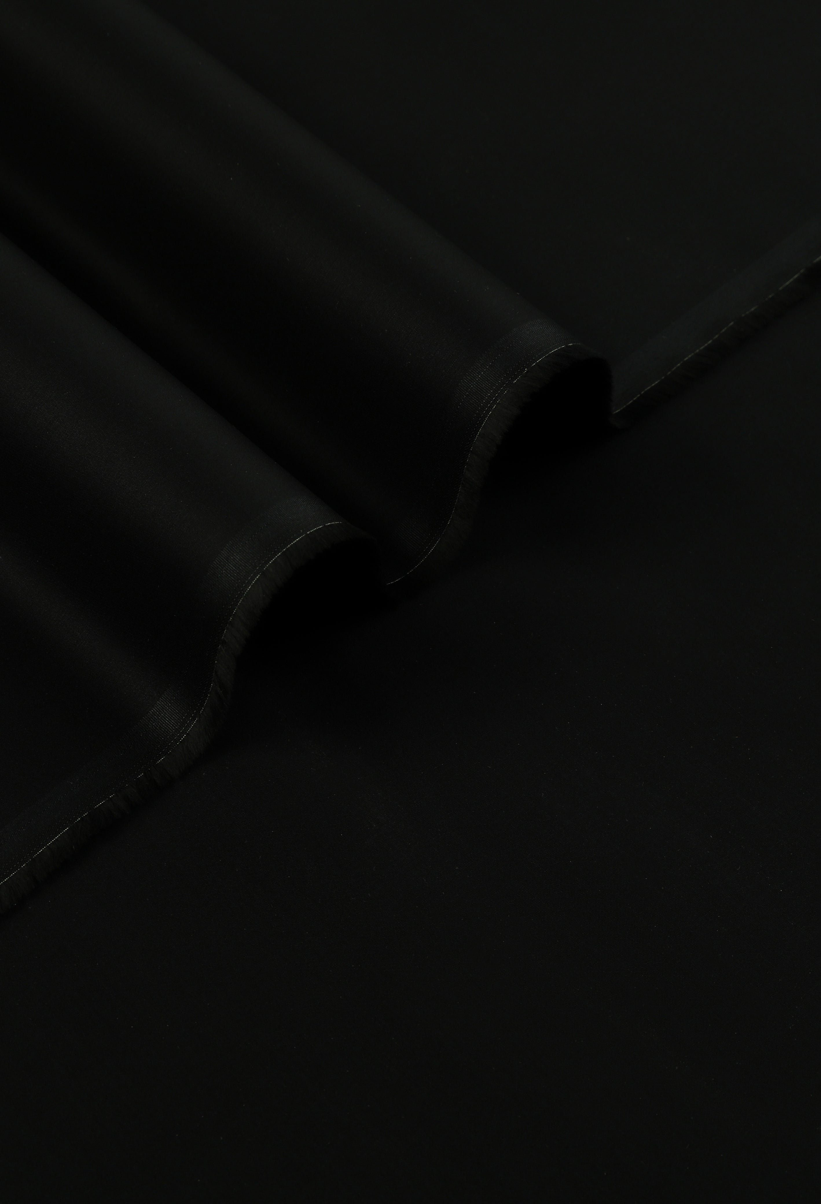 Power Black Cotton Fabric (BS-001695)