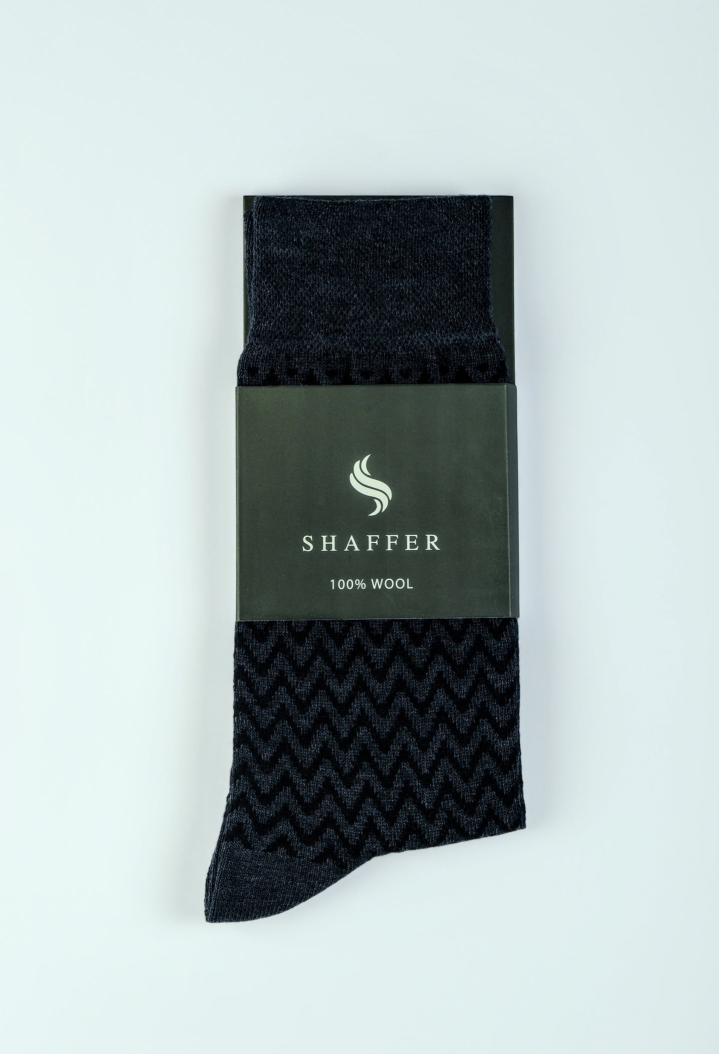 Navy Blue Wool Socks