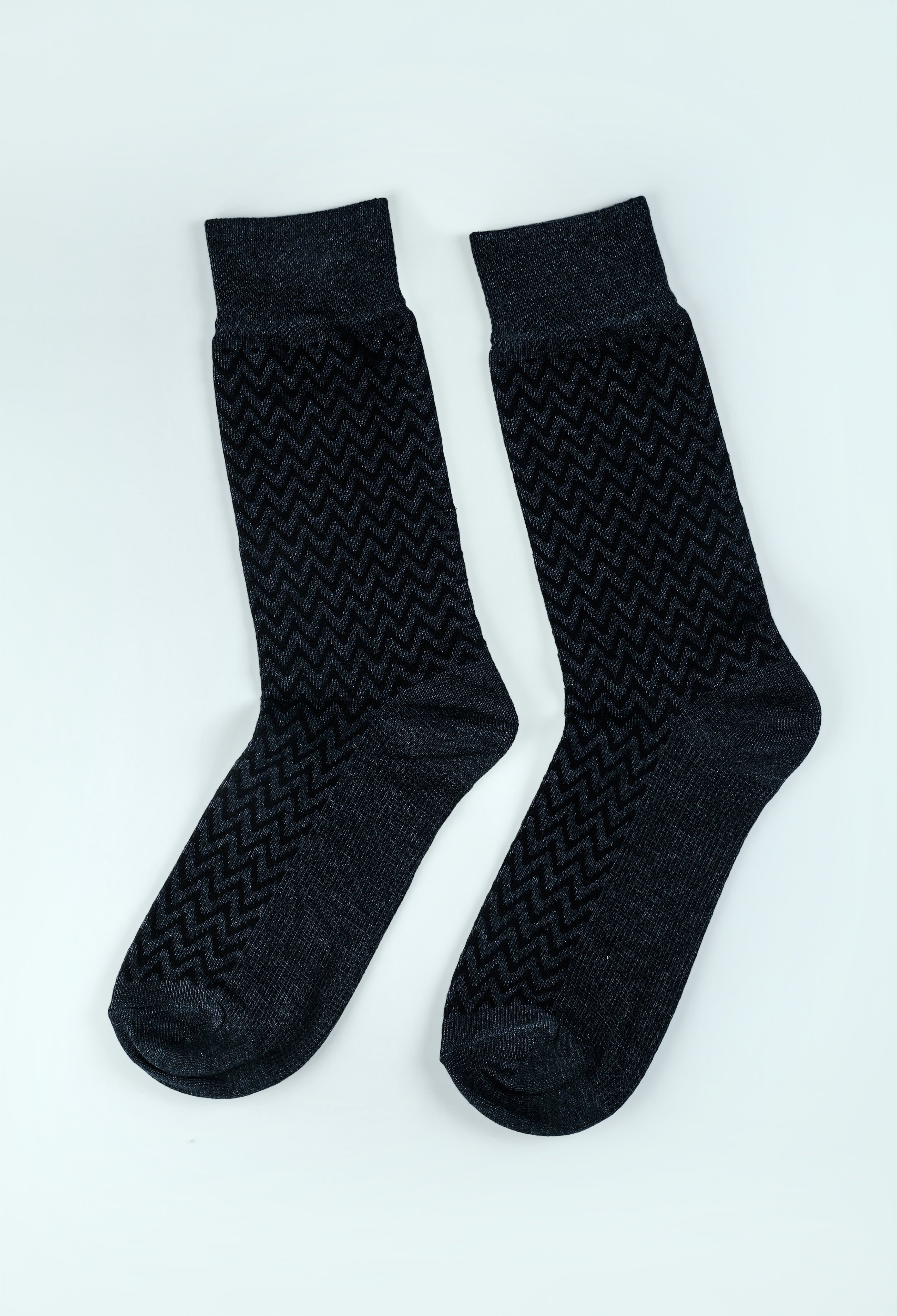 Navy Blue Wool Socks