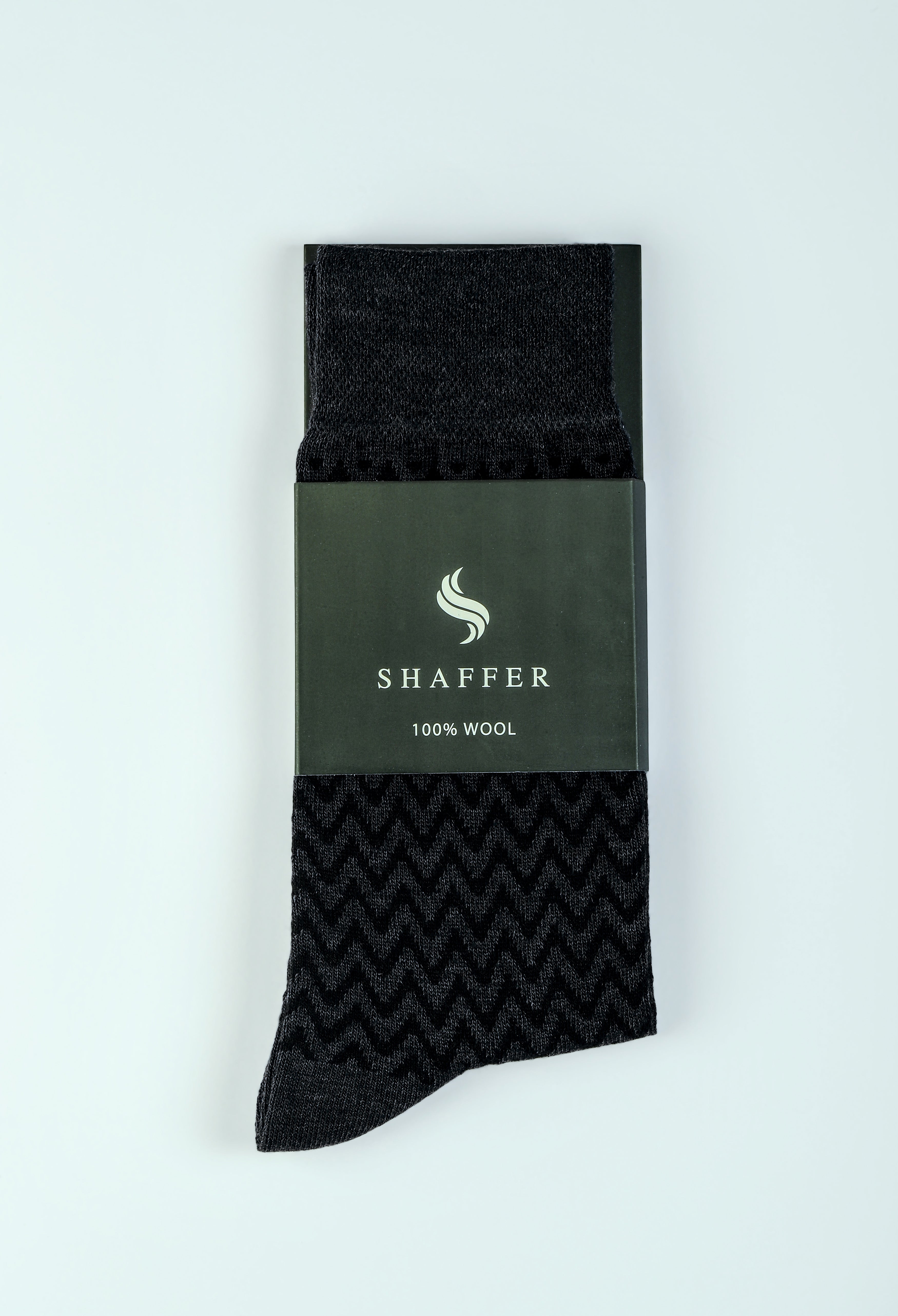 Oslo Grey Wool Socks