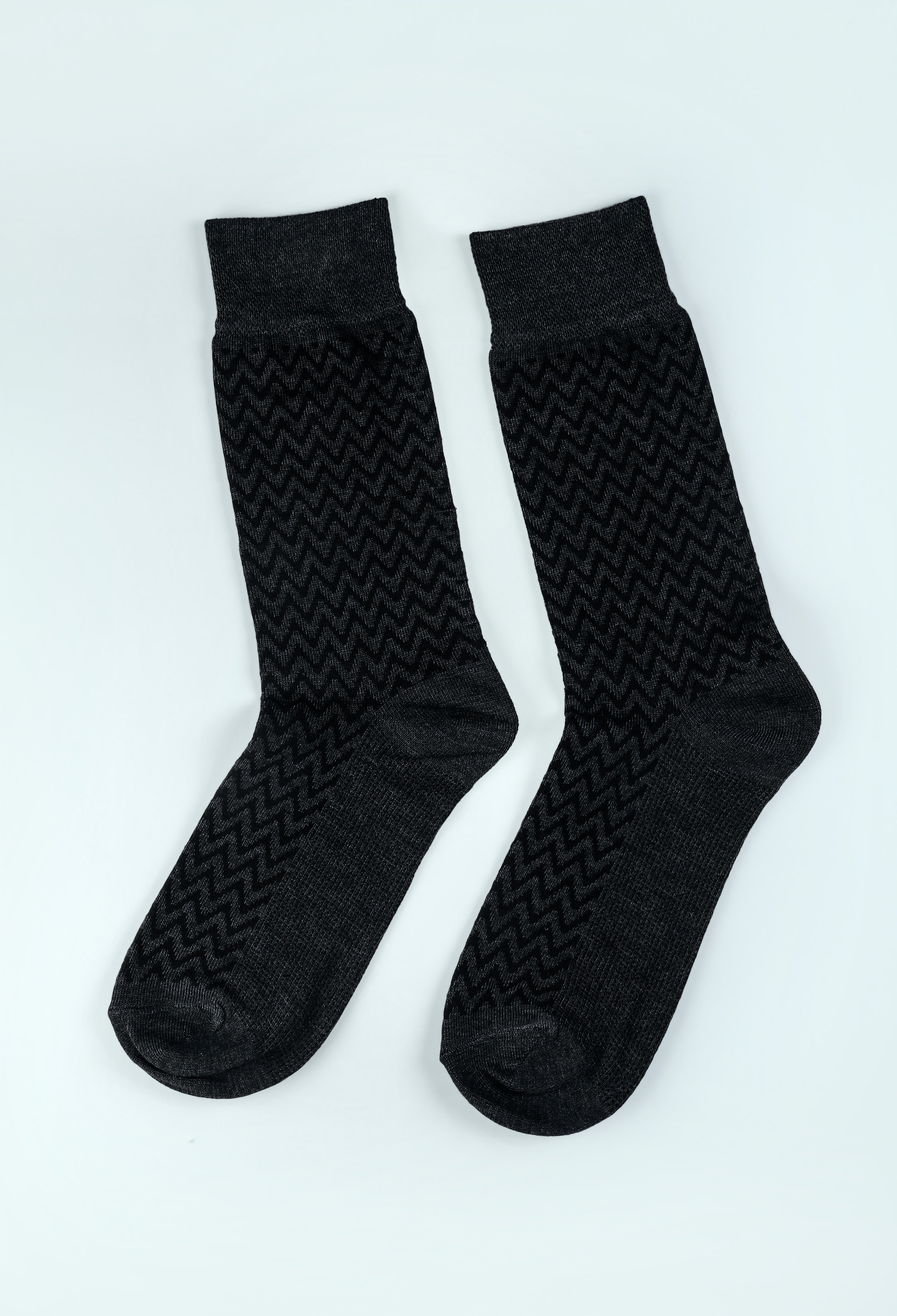 Oslo Grey Wool Socks