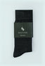 Oslo Grey Wool Plain Socks