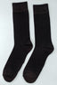 Brunette Brown Cotton Zigzag Socks