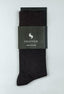 Brunette Brown Cotton Zigzag Socks