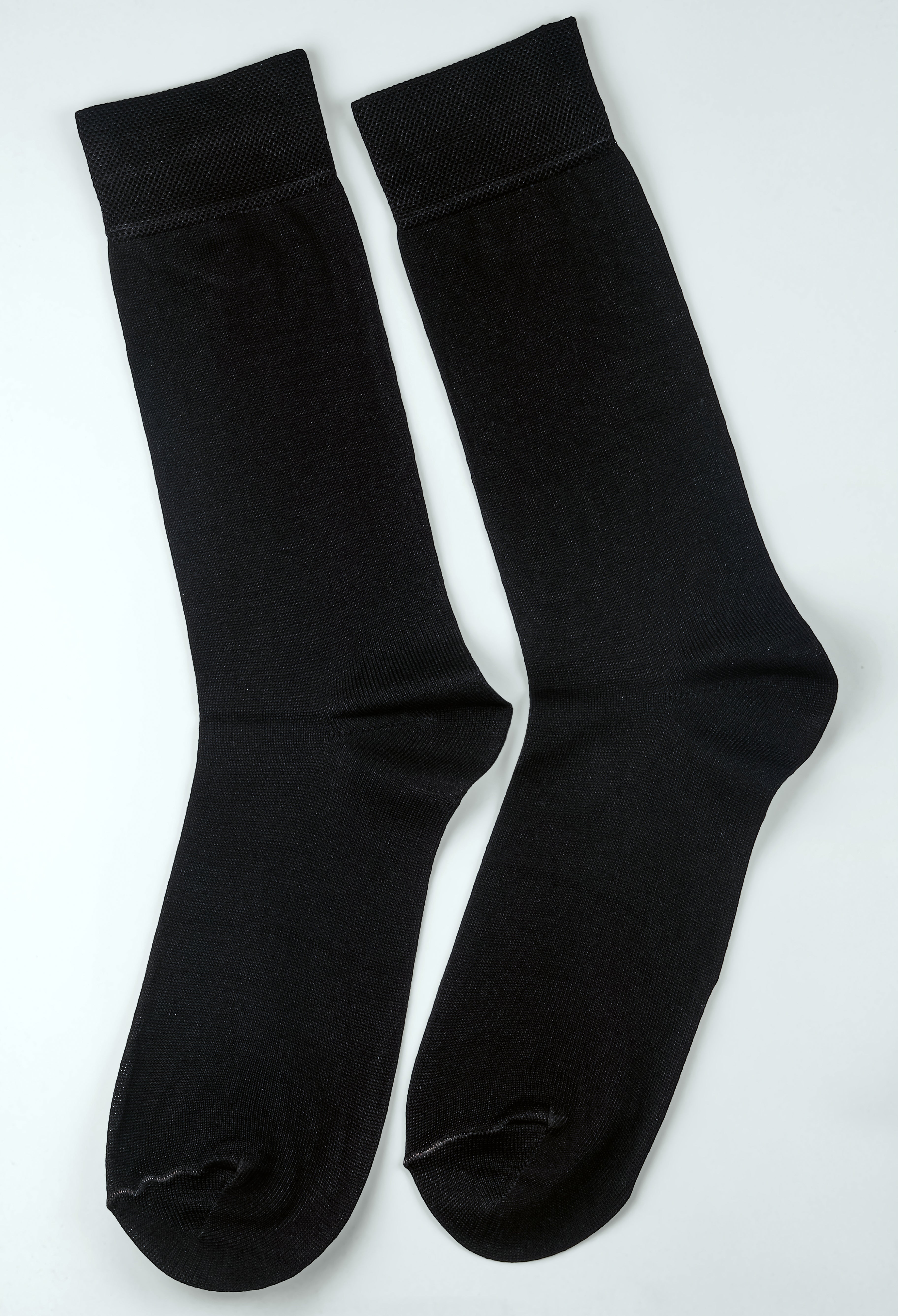 Bark Brown Plain Mercerized Socks
