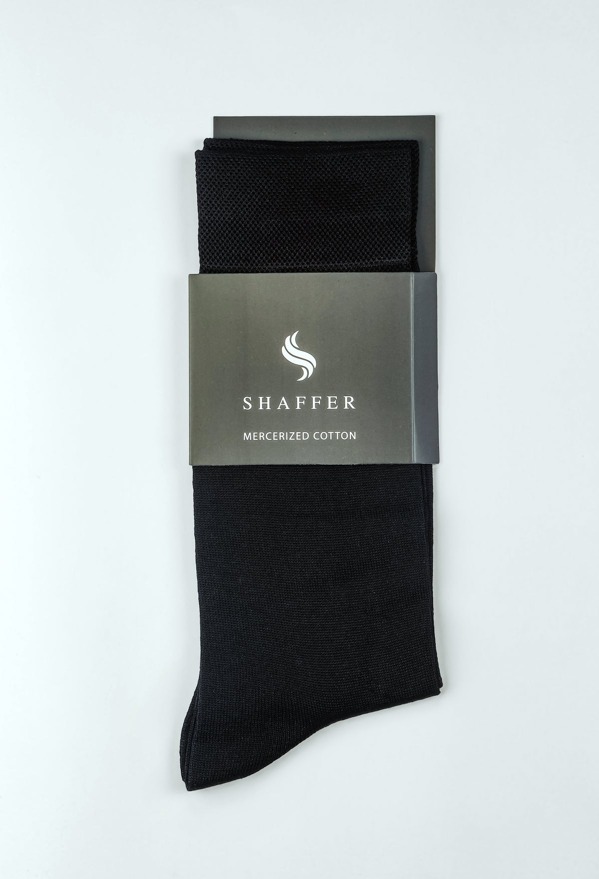 Bark Brown Plain Mercerized Socks