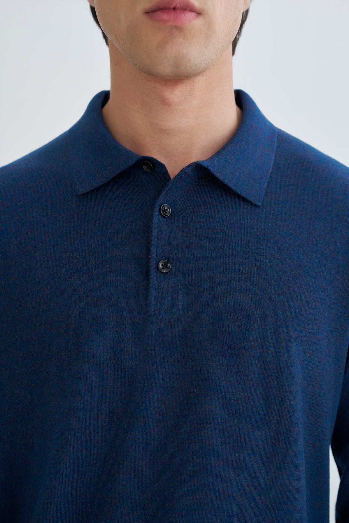 Royal Blue Fine Knit Polo