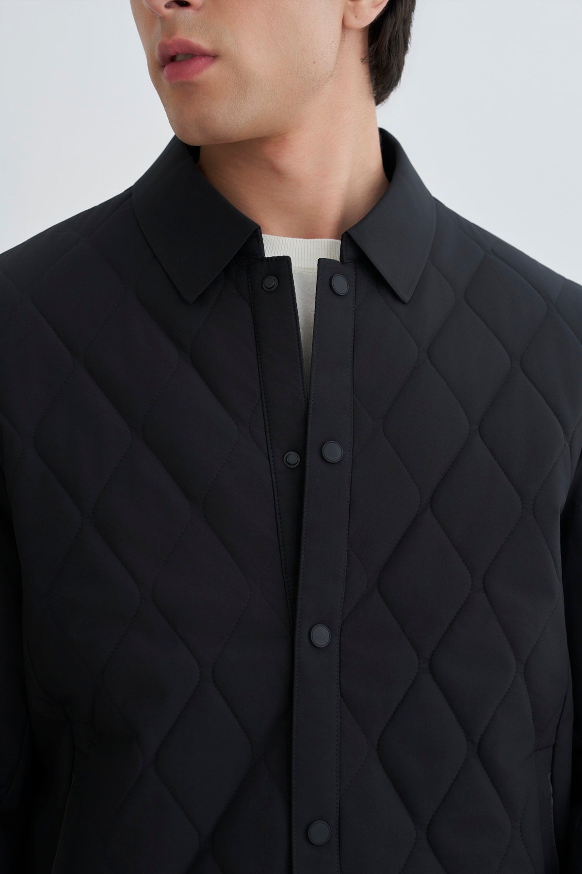 Carbon Black Quilted Jacket
