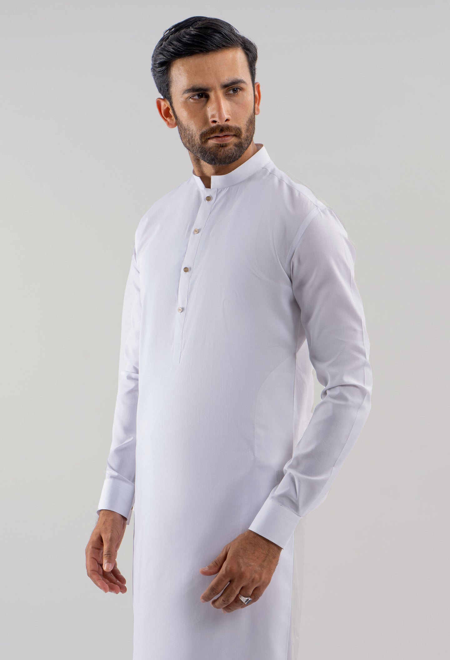 Snow White Cotton Kameez Shalwar (GSS-000440)
