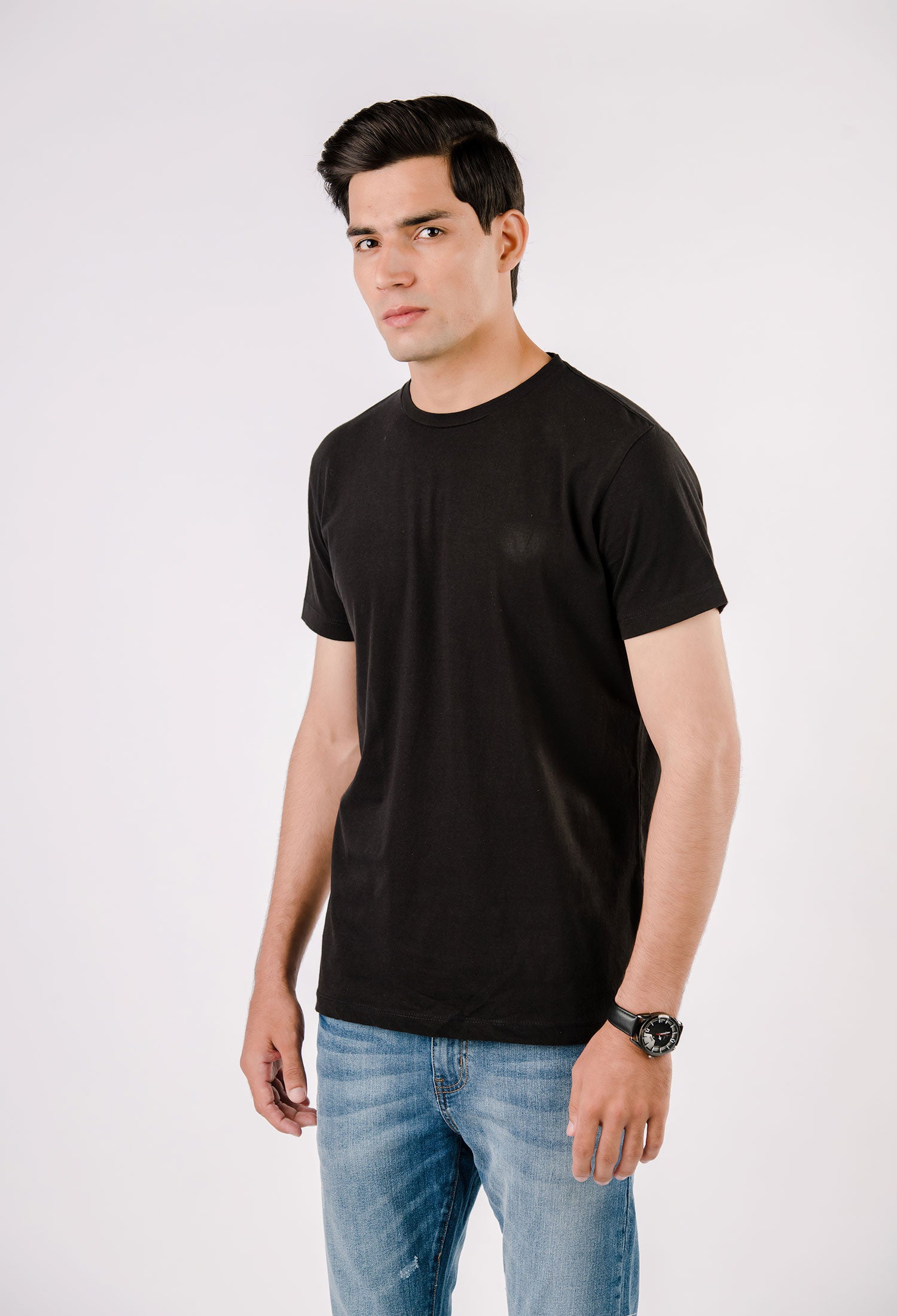 Black Basic T-Shirt (T-SHB-0001)