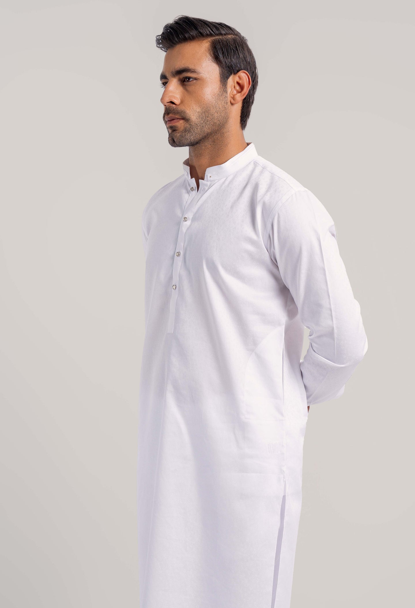 Egg White cotton Kurta Pajama