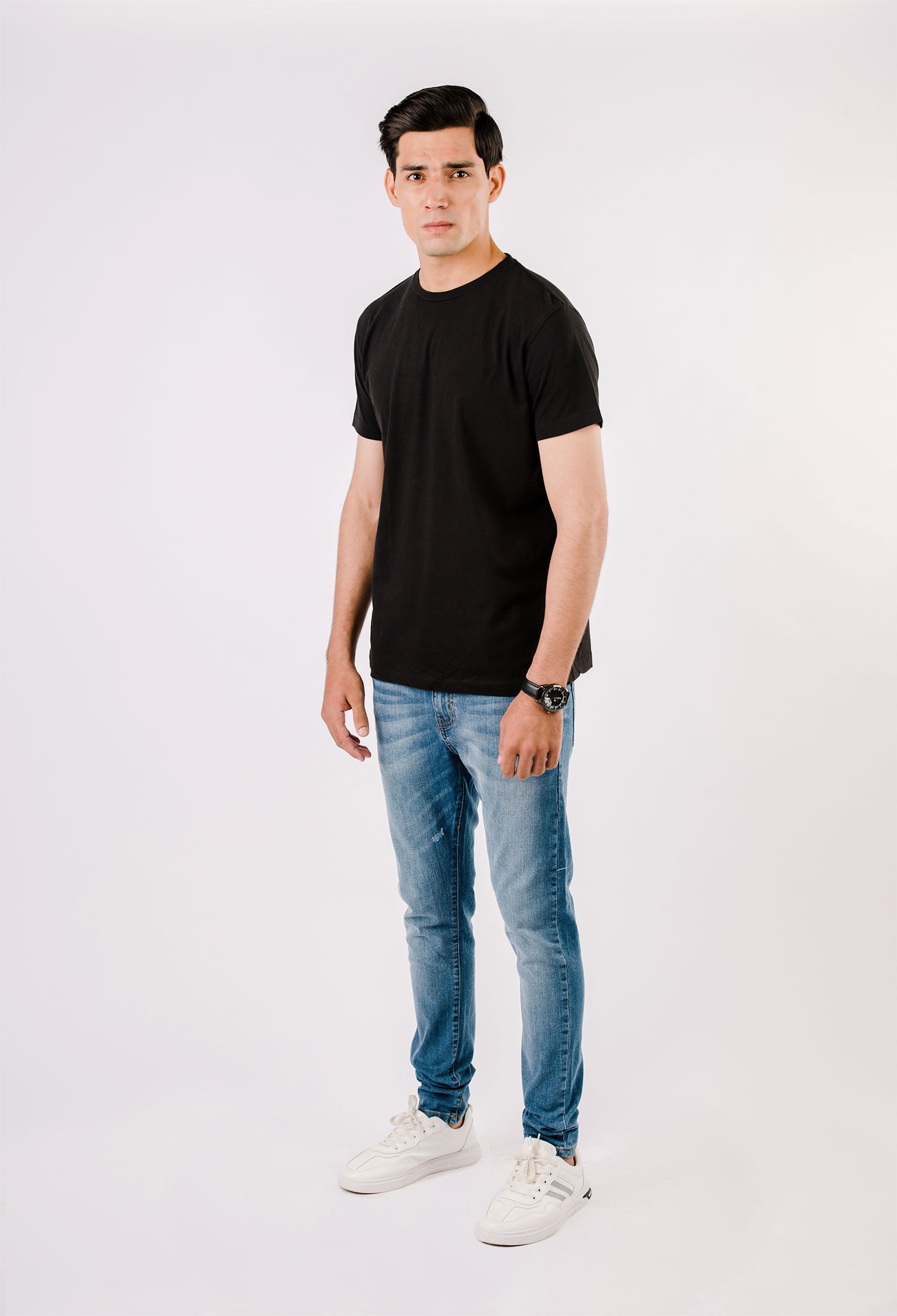 Black Basic T-Shirt (T-SHB-0001)