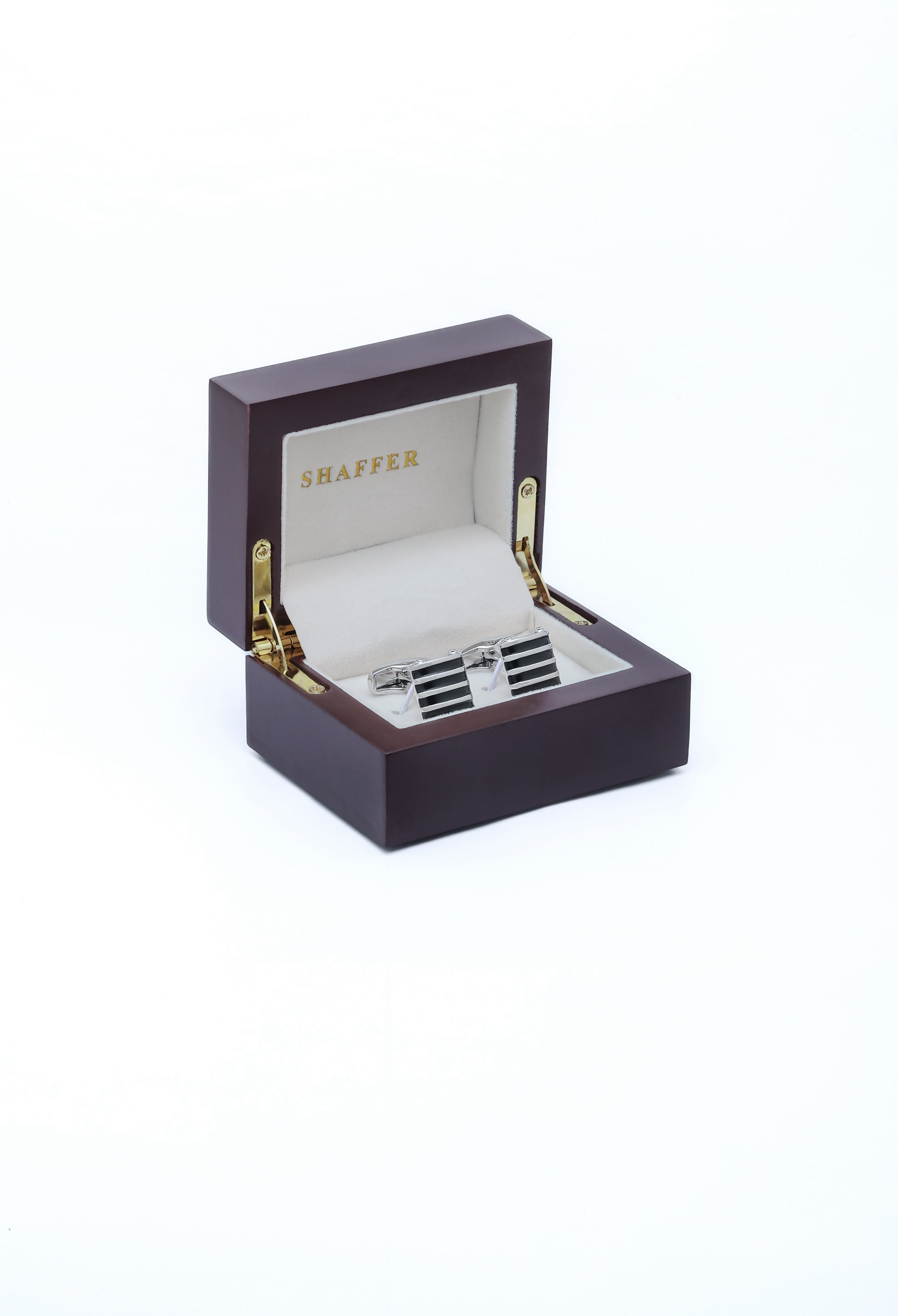 Metallic Linear Cufflinks