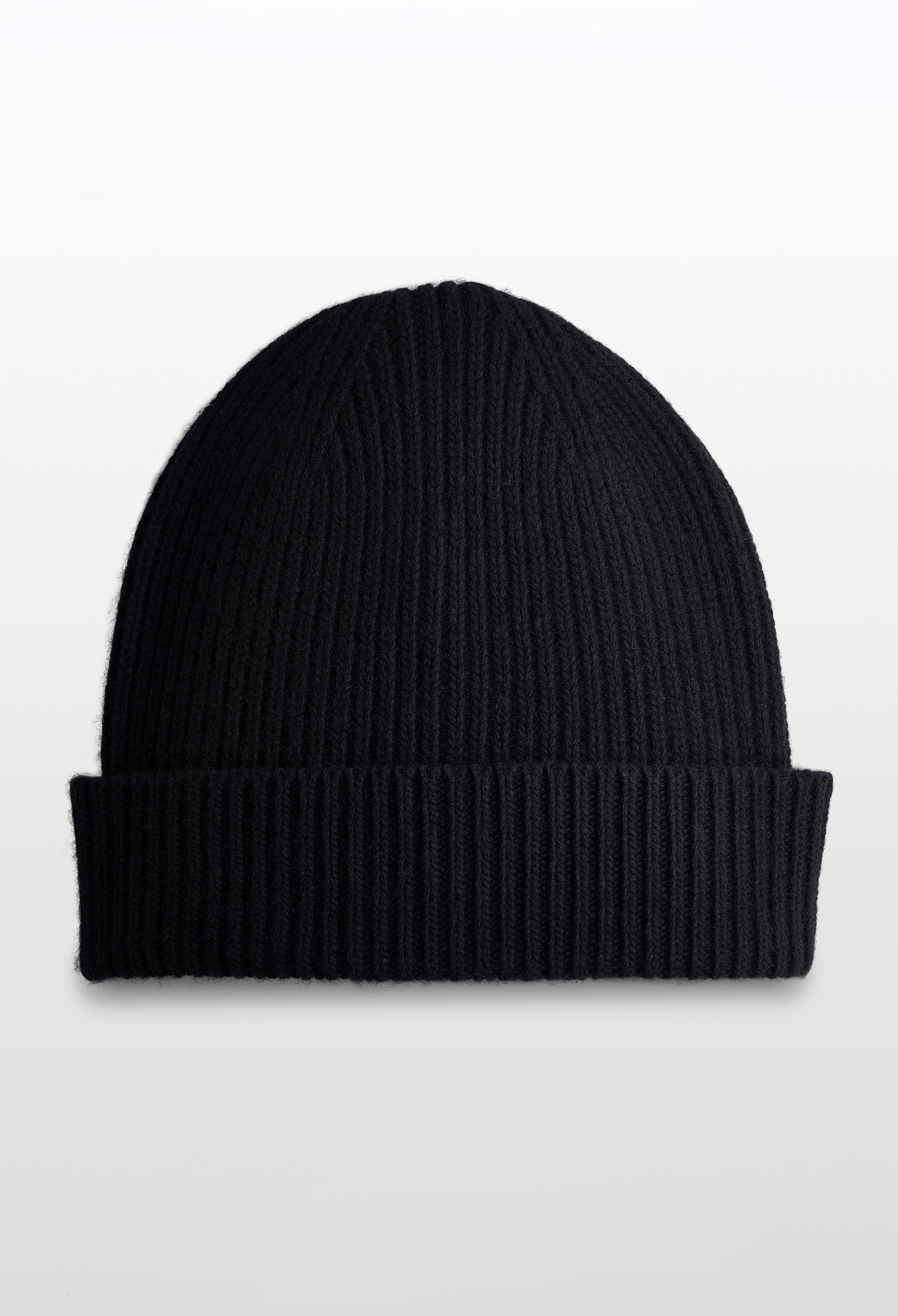 Black Woolen Beanie Cap (BNI-000001)