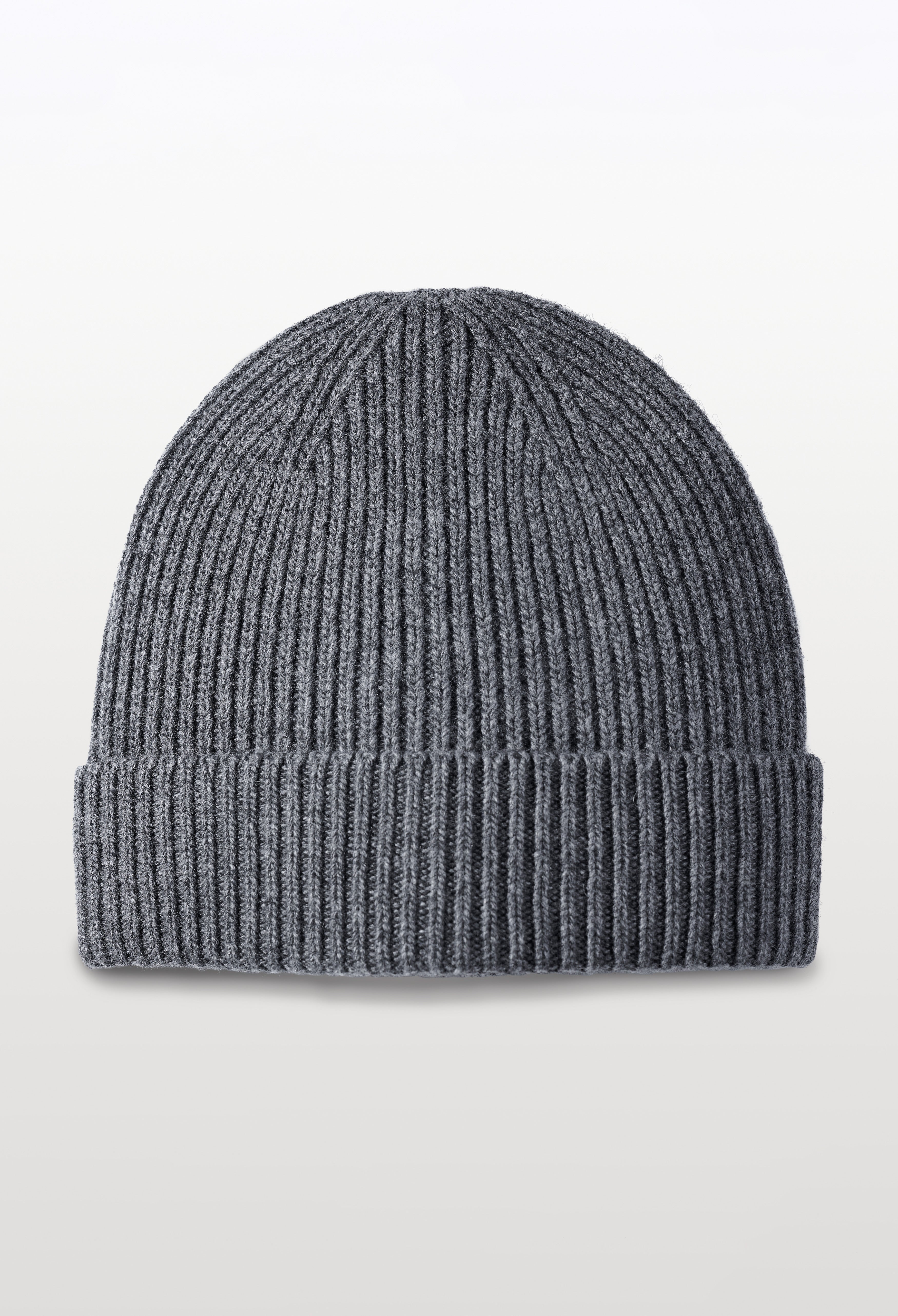 Grey Woolen Beanie Cap (BNI-000001)