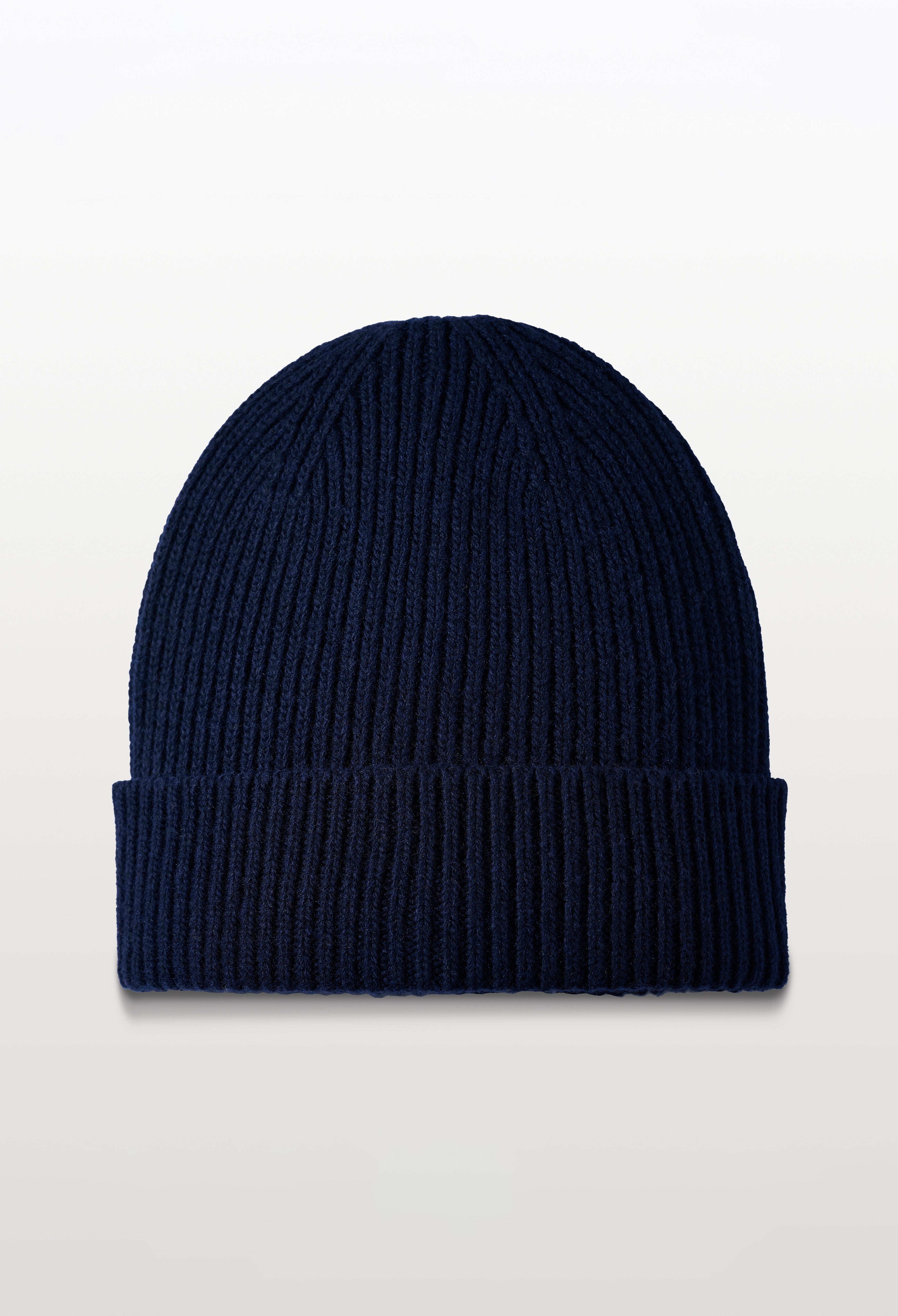 Navy Woolen Beanie Cap (BNI-000001)