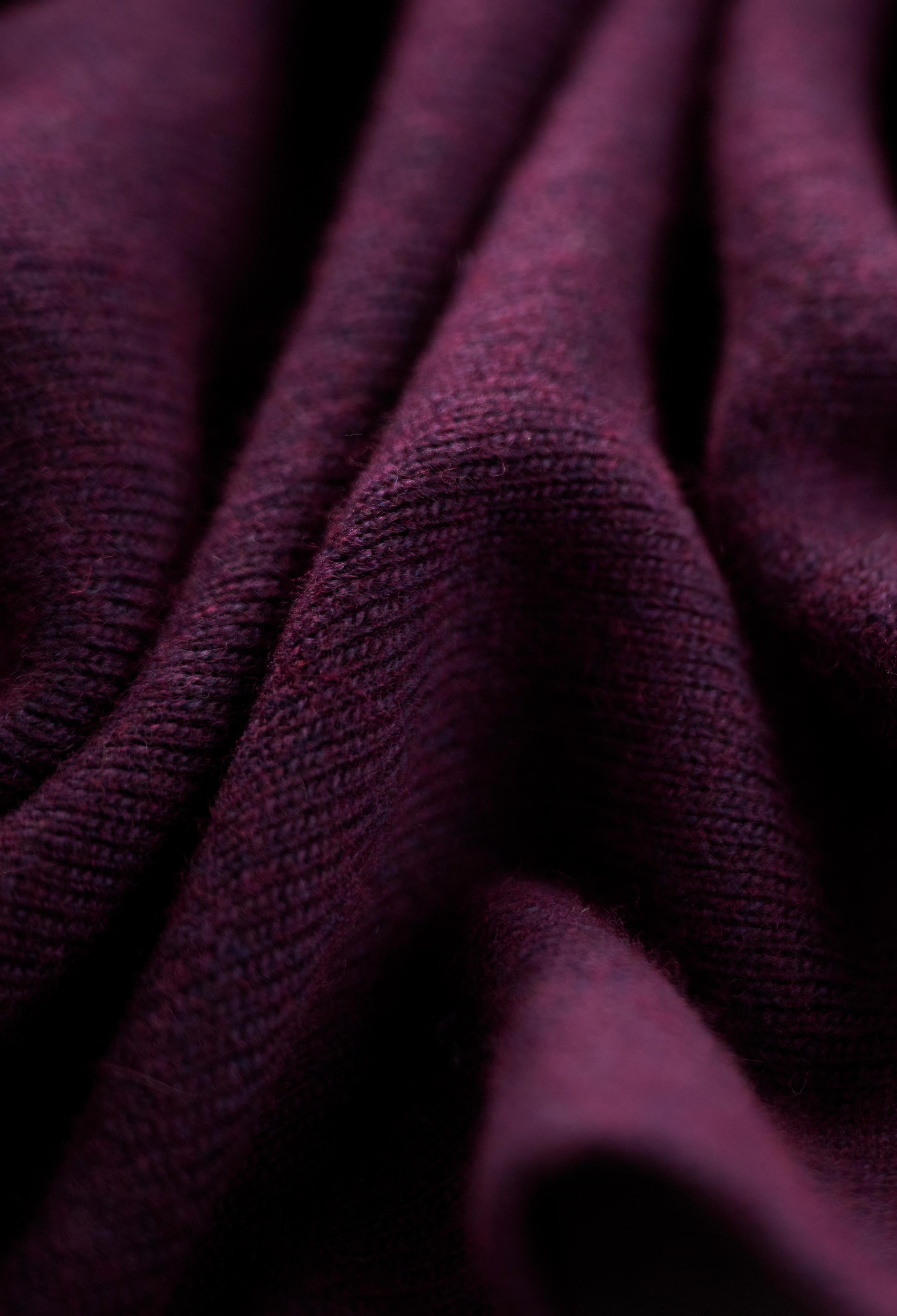 Maroon Two Tone Woolen Muffler