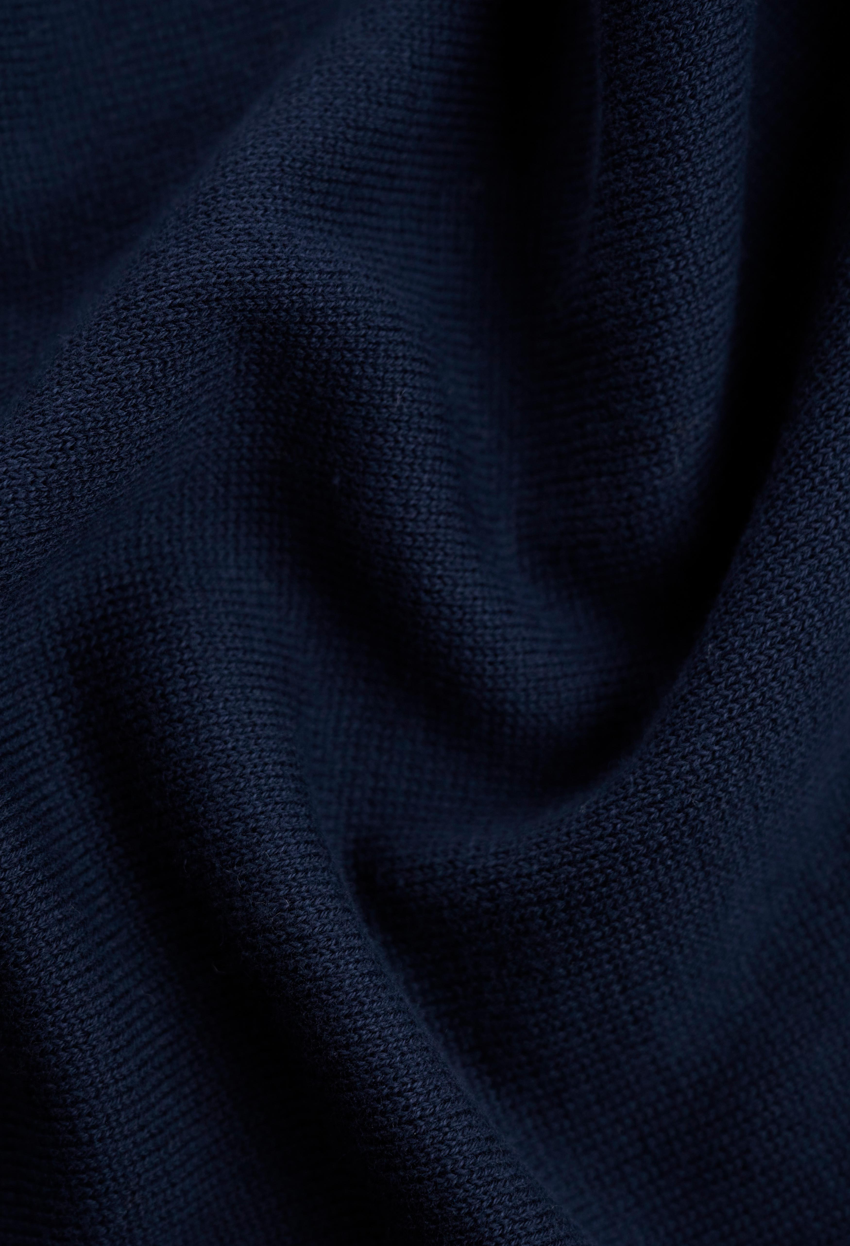 Navy Plain Cotton Muffler