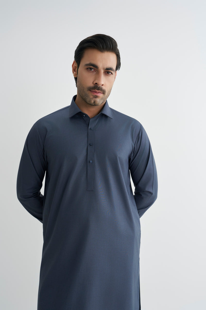 Anchor Grey Detailing Kameez Shalwar
