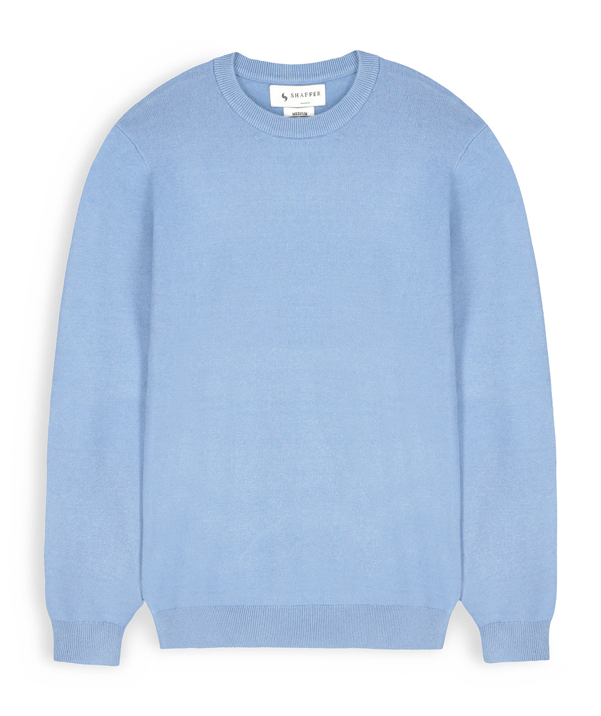 Light Blue Crew Neck Sweater